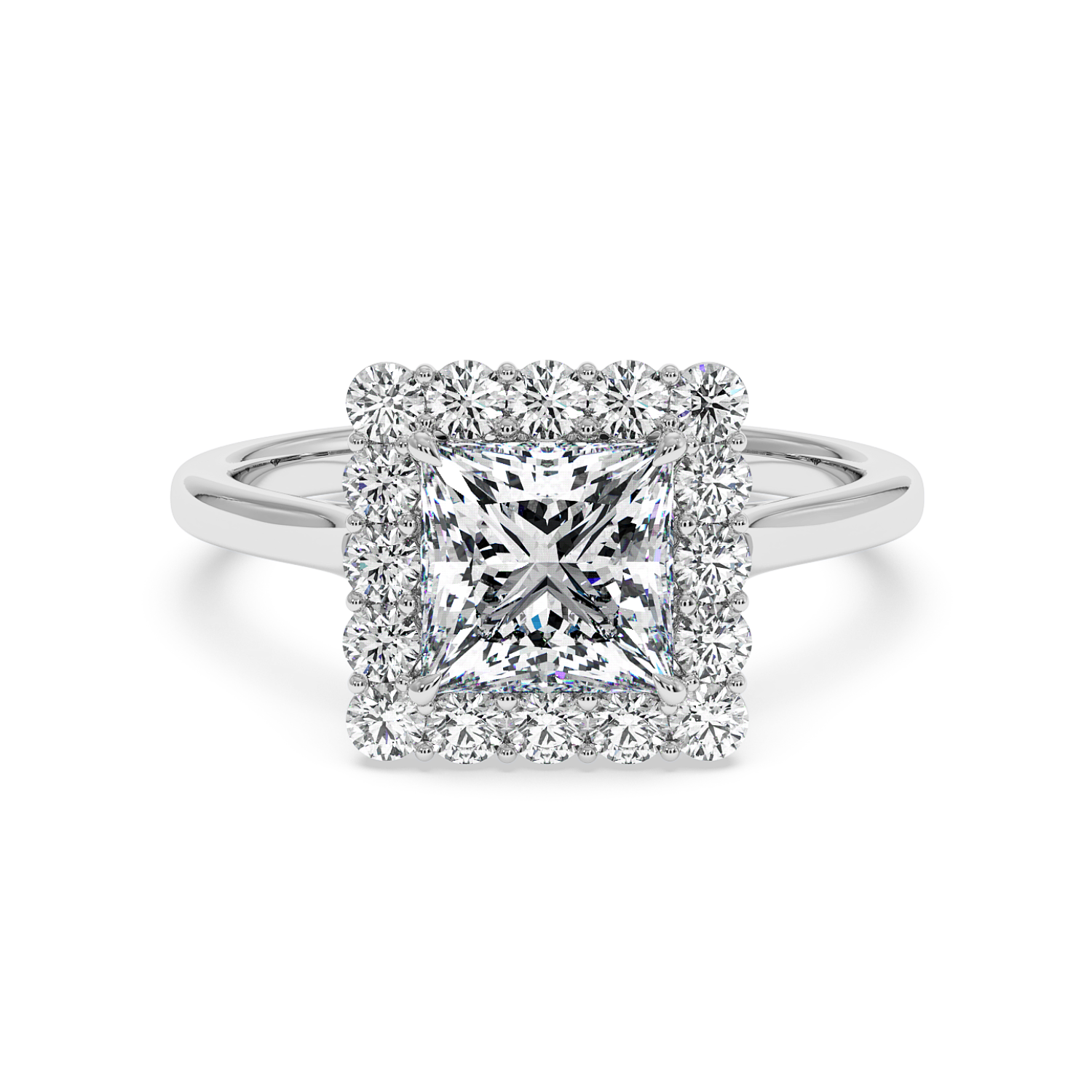 Platinum Matilda Engagement Ring