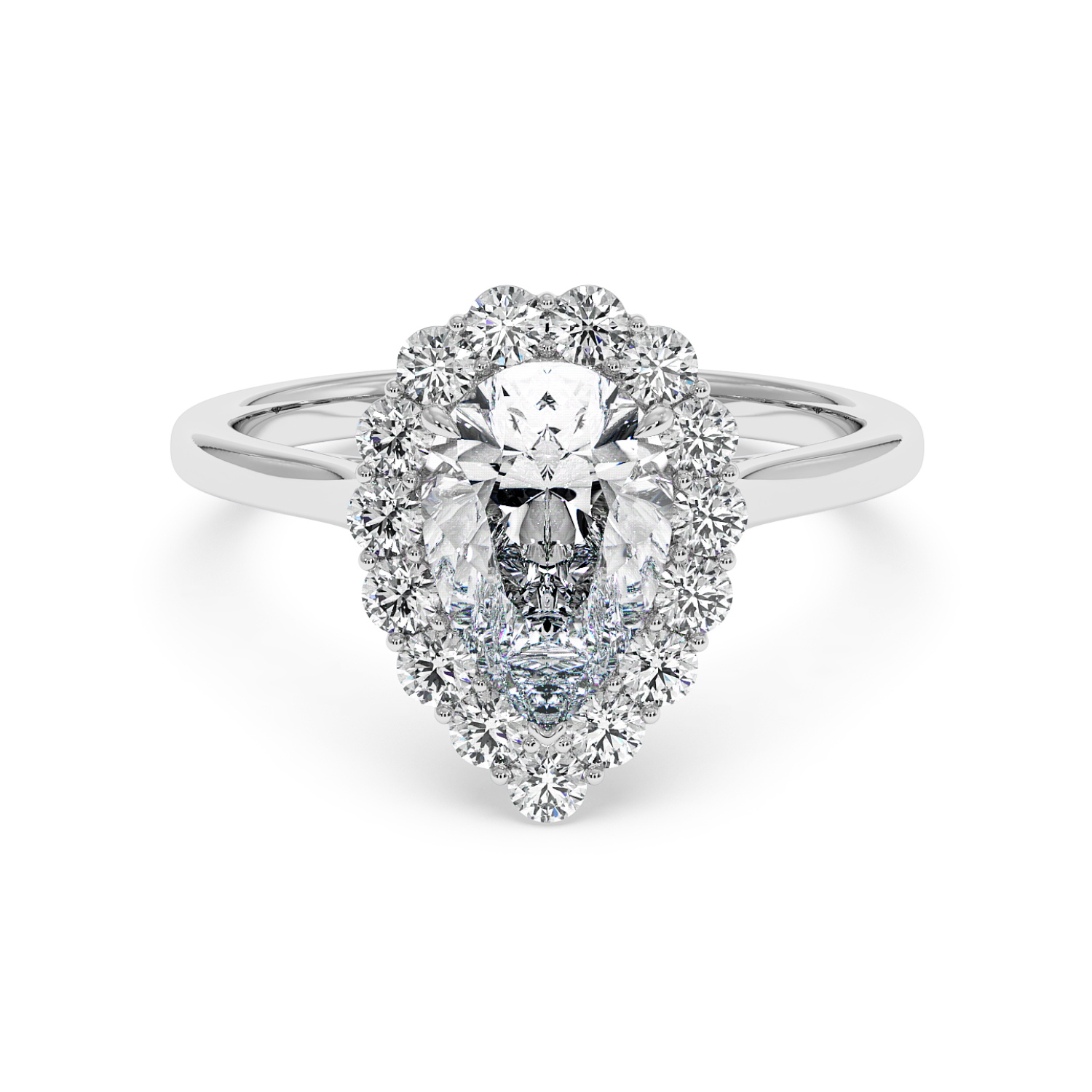 18K White Gold Matilda Engagement Ring