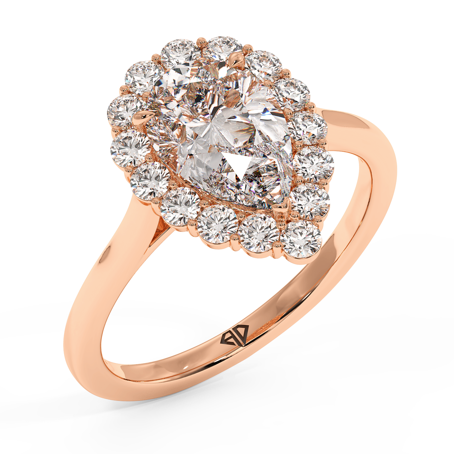 18K Rose Gold Matilda Engagement Ring