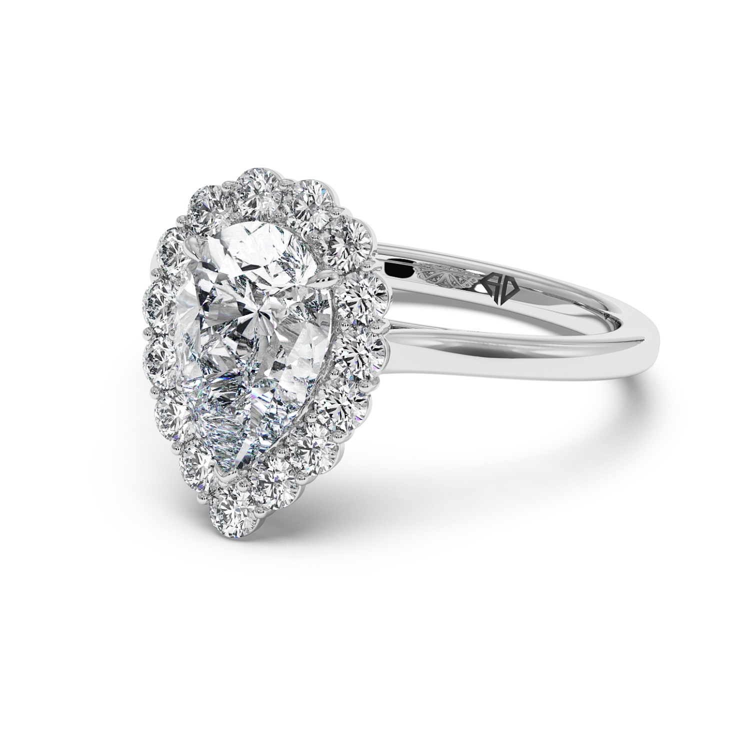 18K White Gold Matilda Engagement Ring