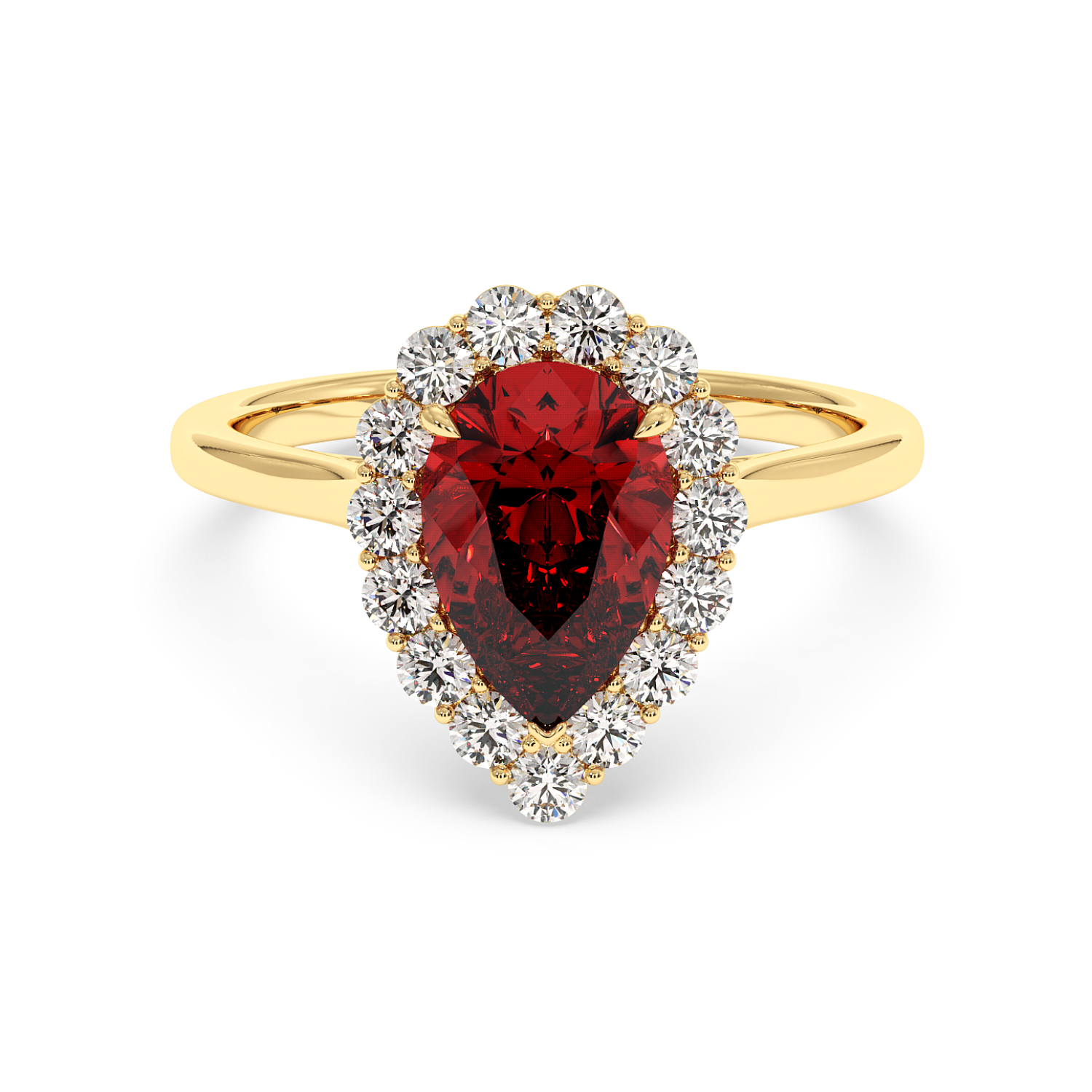 18K Yellow Gold Matilda Engagement Ring