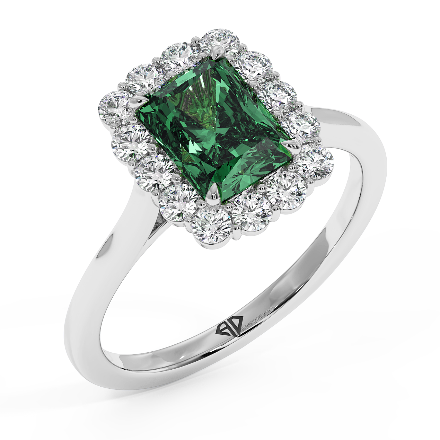 18K White Gold Matilda Engagement Ring