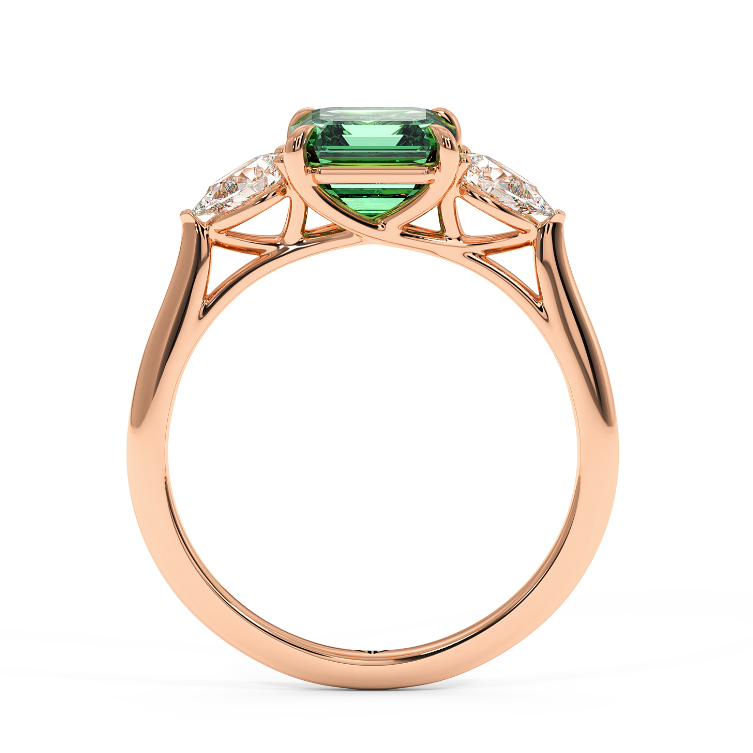 18K Rose Gold Verona Engagement Ring