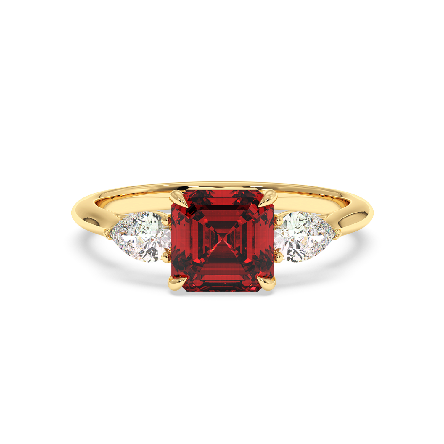 18K Yellow Gold Verona Engagement Ring