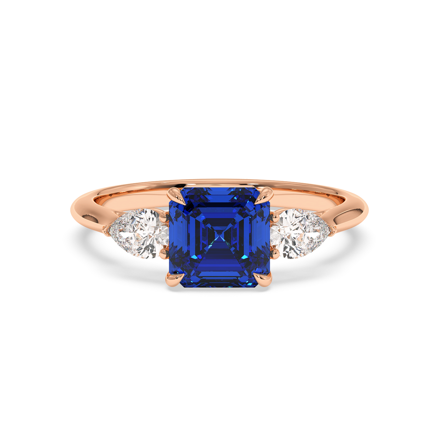 18K Rose Gold Verona Engagement Ring