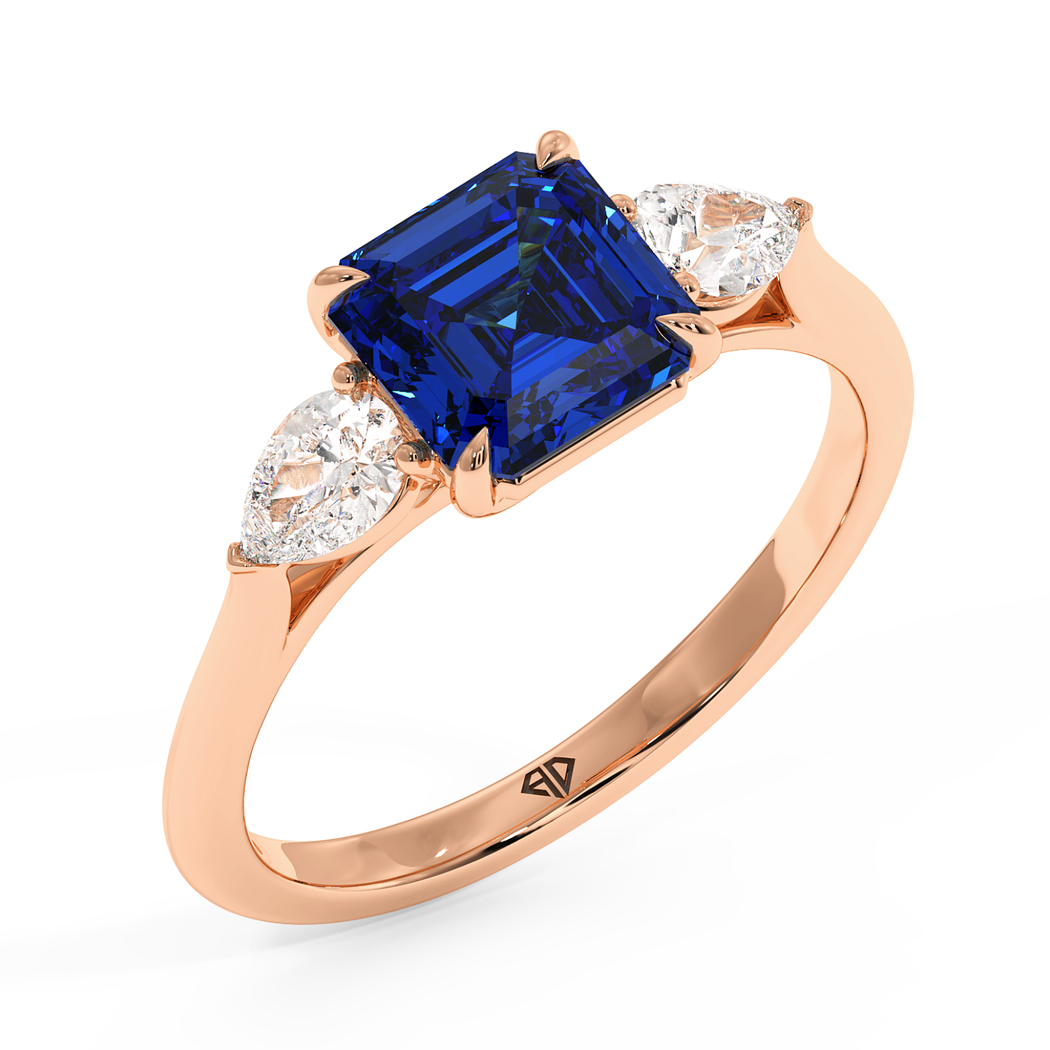 18K Rose Gold Verona Engagement Ring