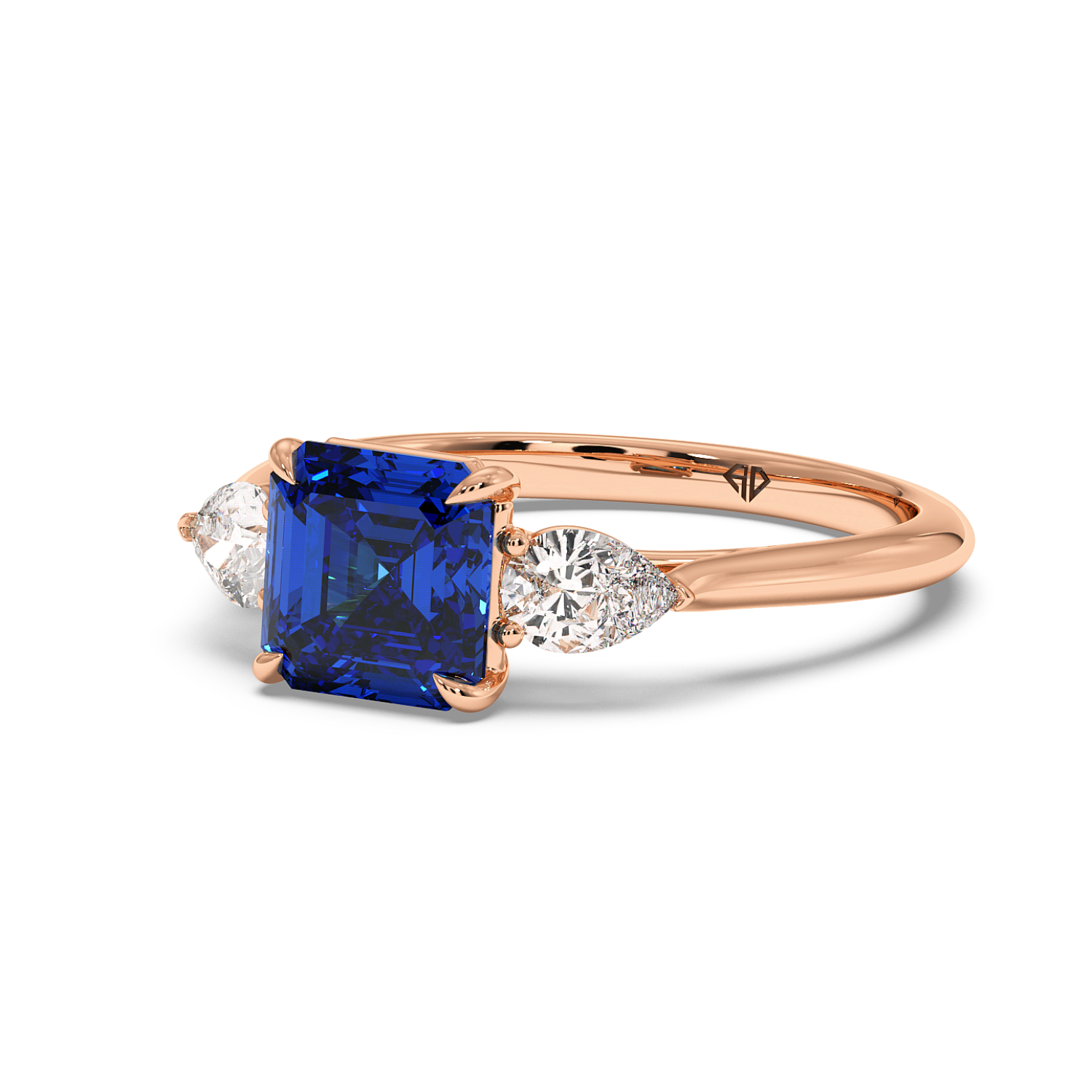 18K Rose Gold Verona Engagement Ring