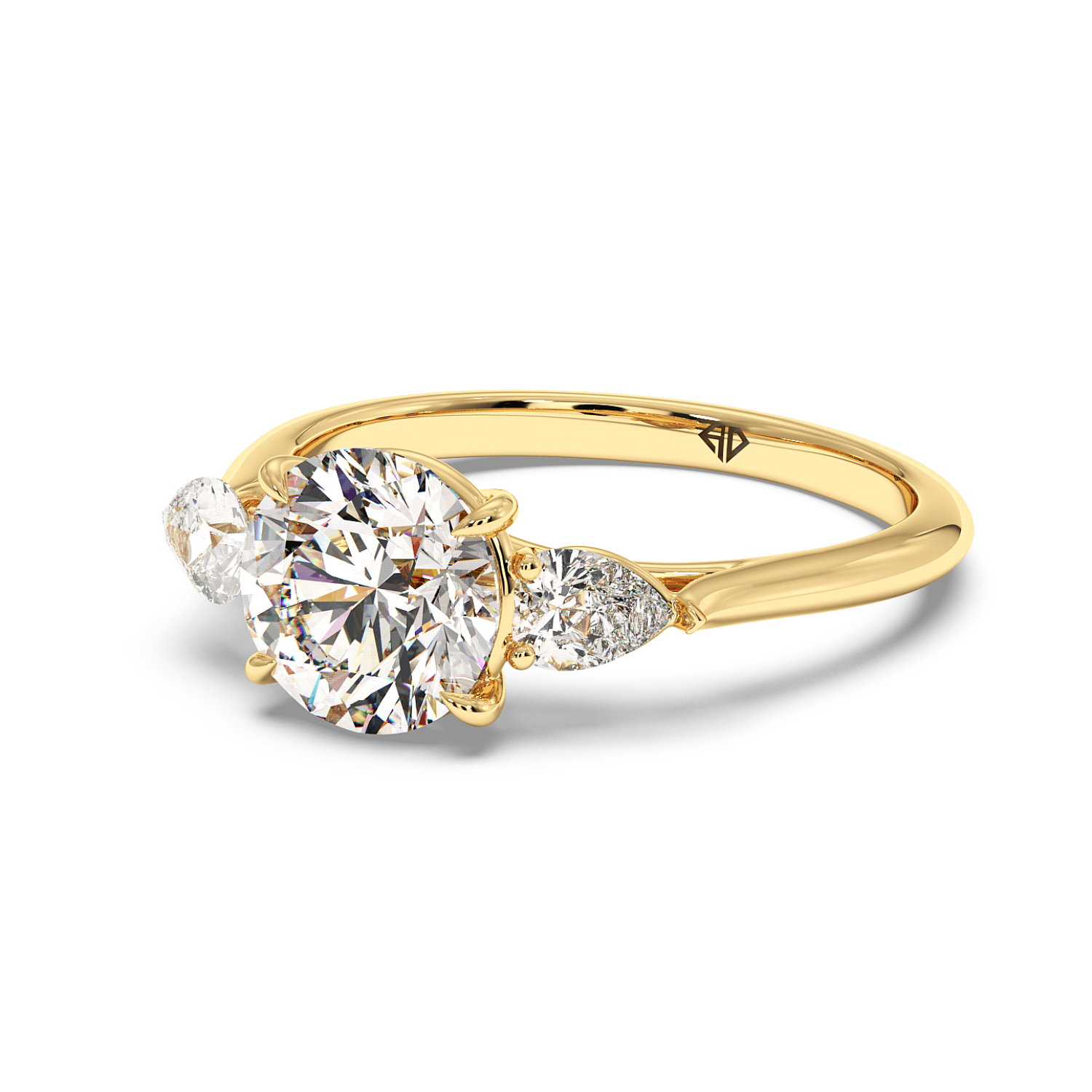 18K Yellow Gold Verona Engagement Ring