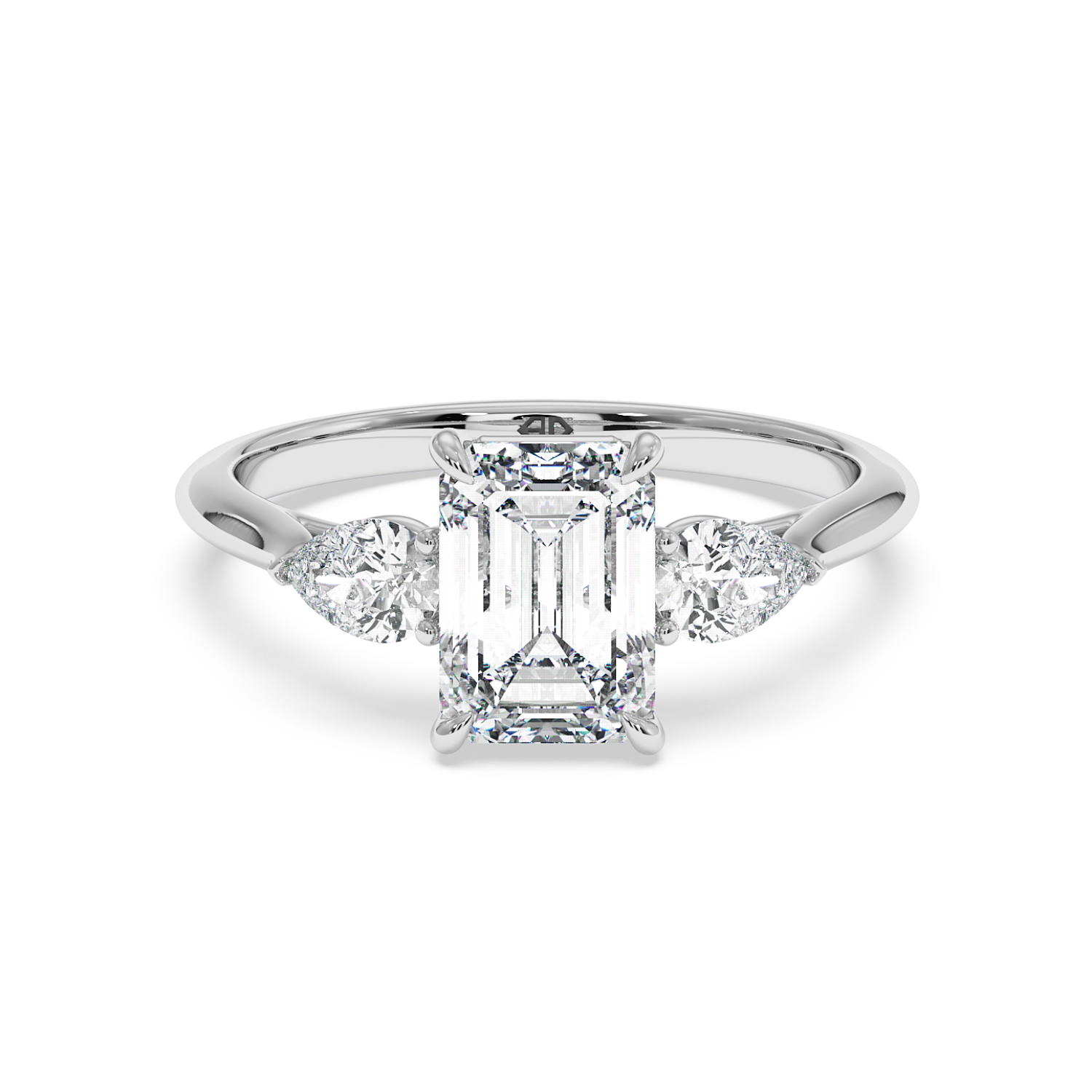 18K White Gold Verona Engagement Ring