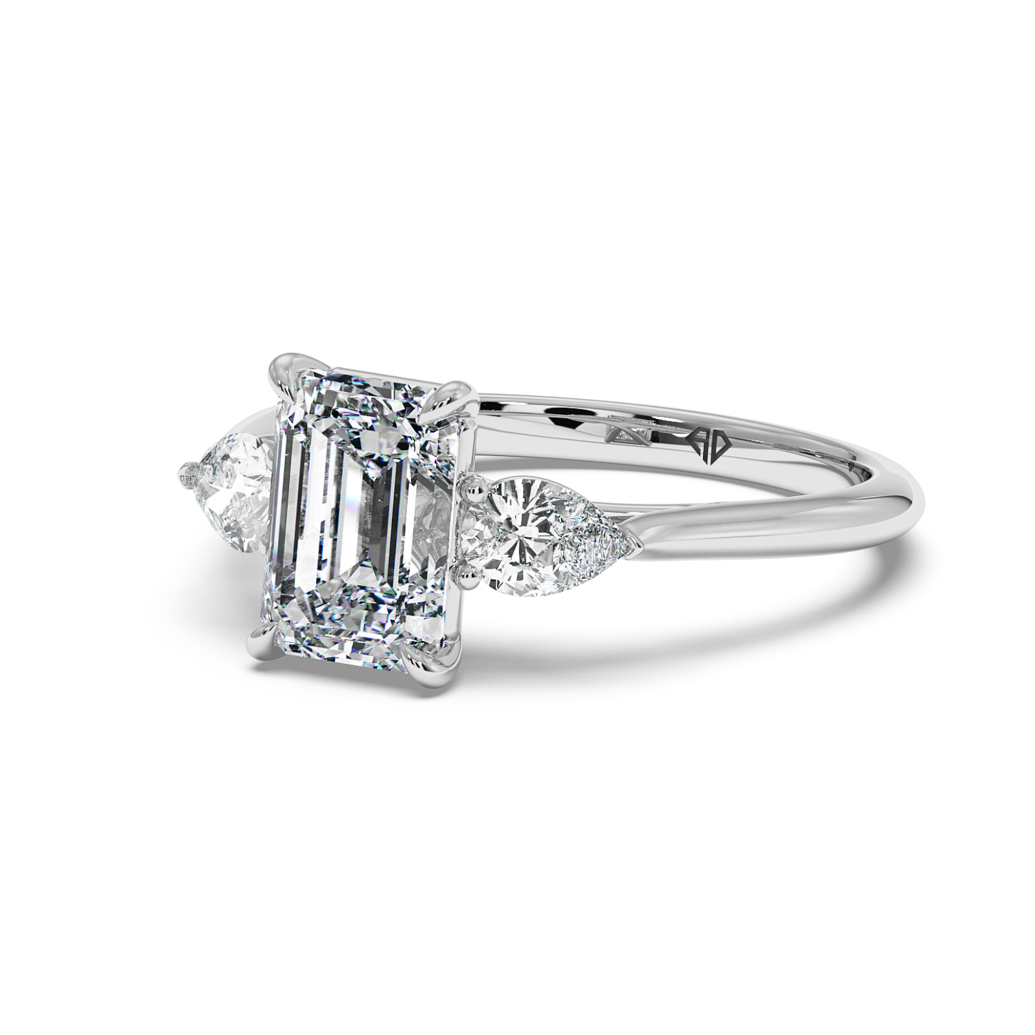 18K White Gold Verona Engagement Ring