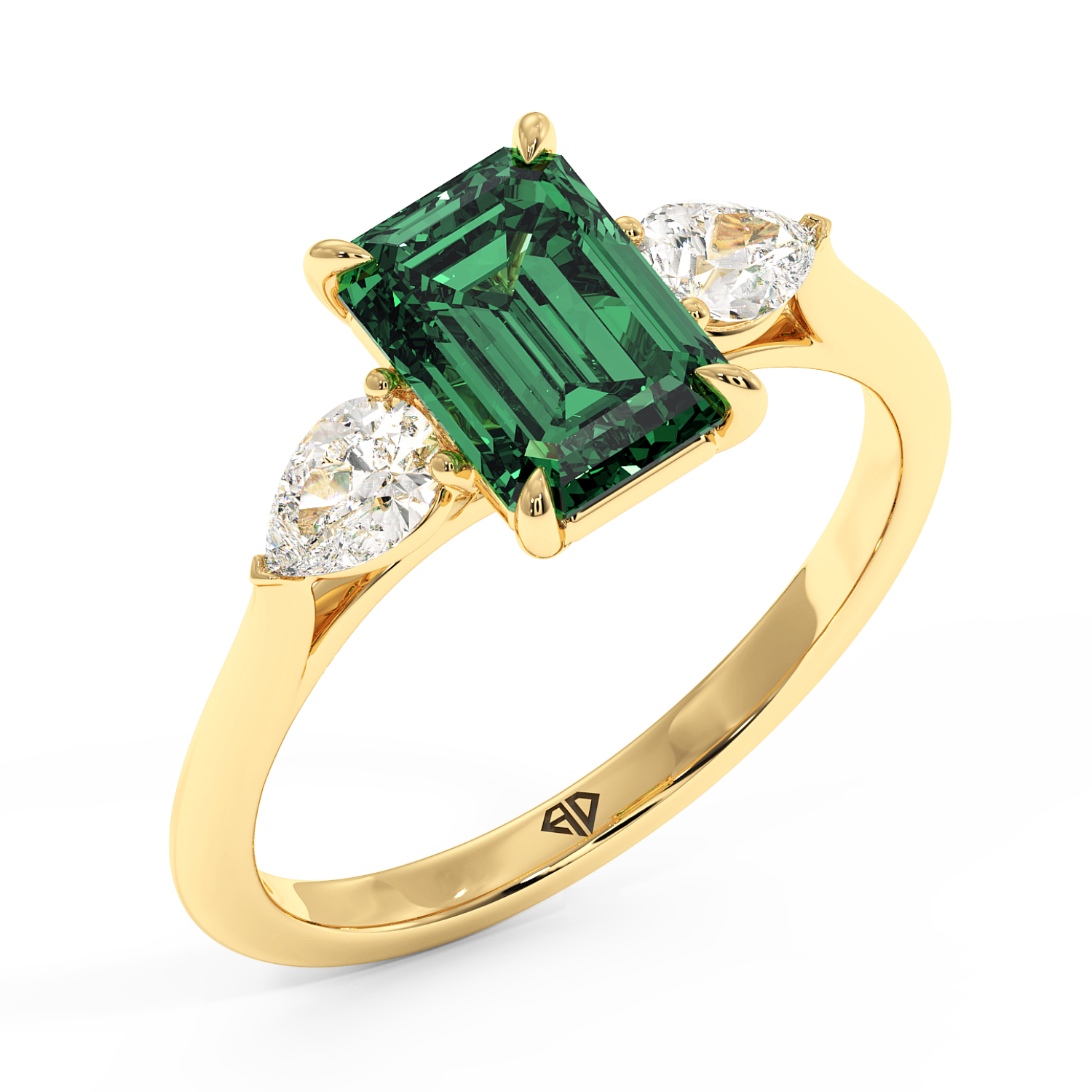 18K Yellow Gold Verona Engagement Ring