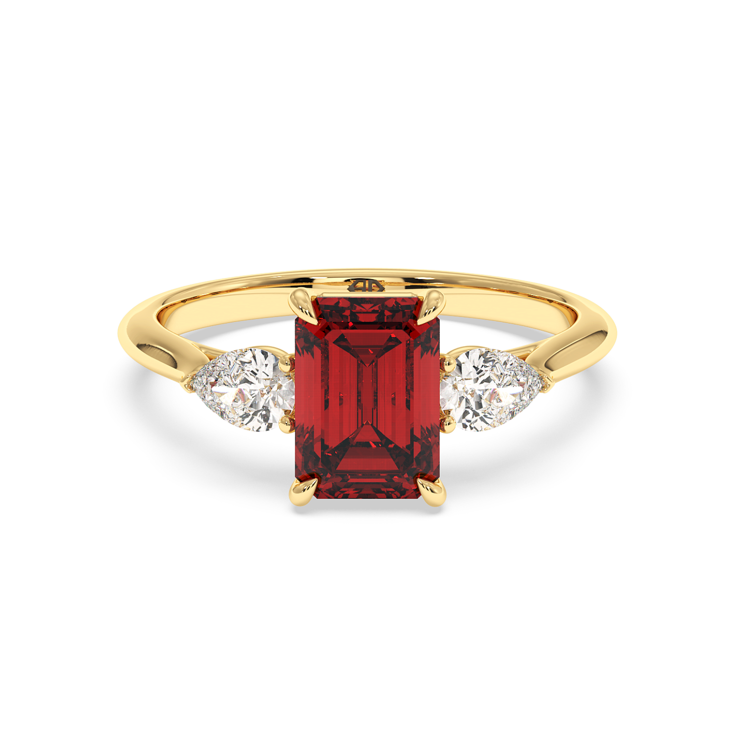 18K Yellow Gold Verona Engagement Ring