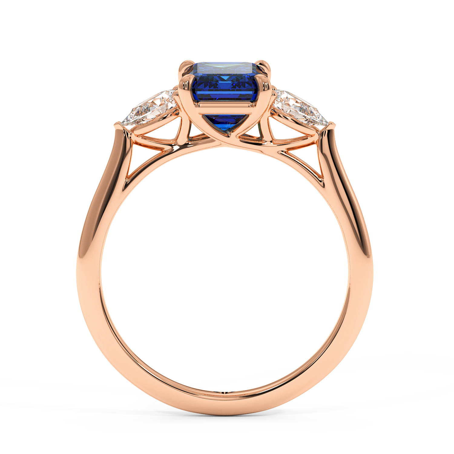 18K Rose Gold Verona Engagement Ring