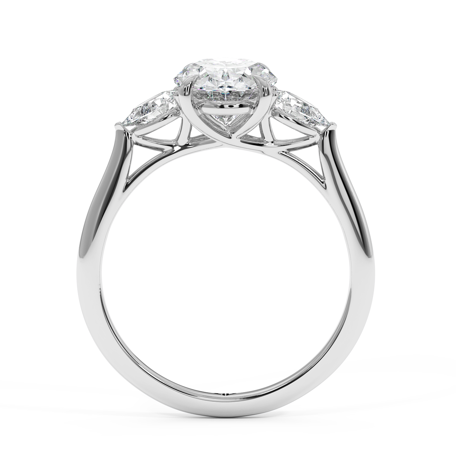 18K White Gold Verona Engagement Ring