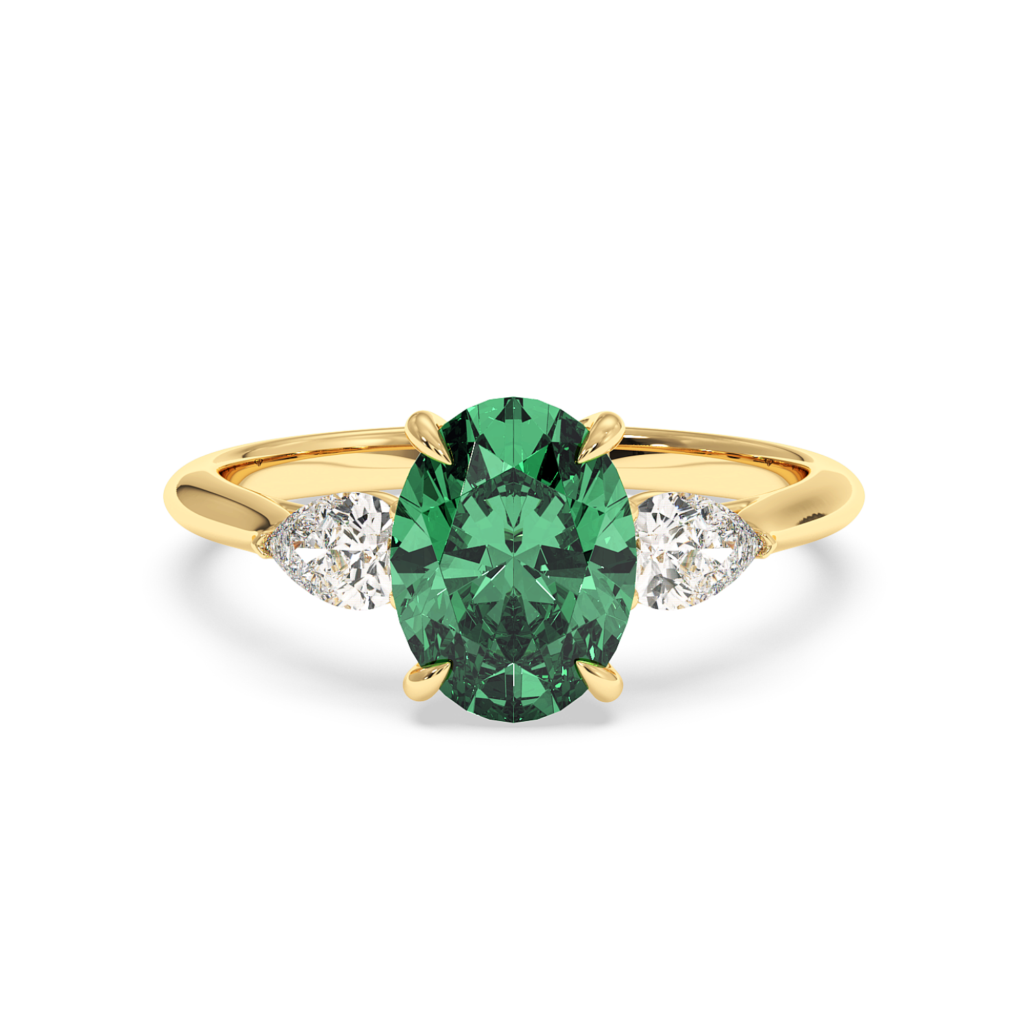 18K Yellow Gold Verona Engagement Ring