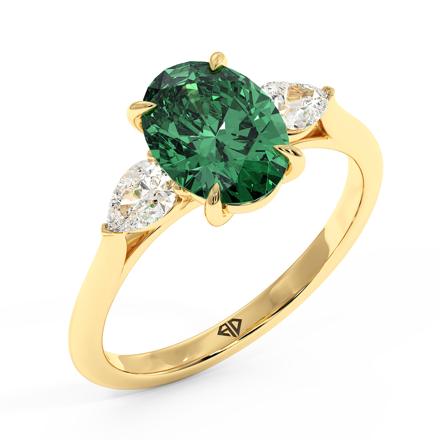 18K Yellow Gold Verona Engagement Ring