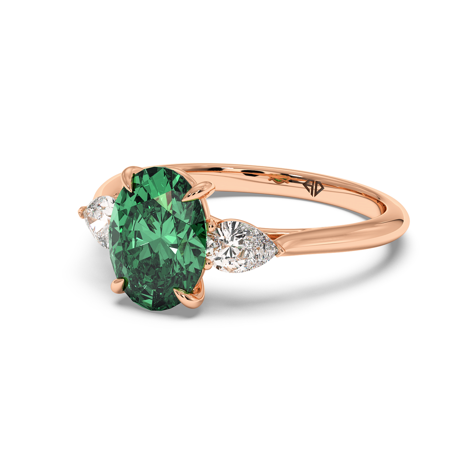 18K Rose Gold Verona Engagement Ring