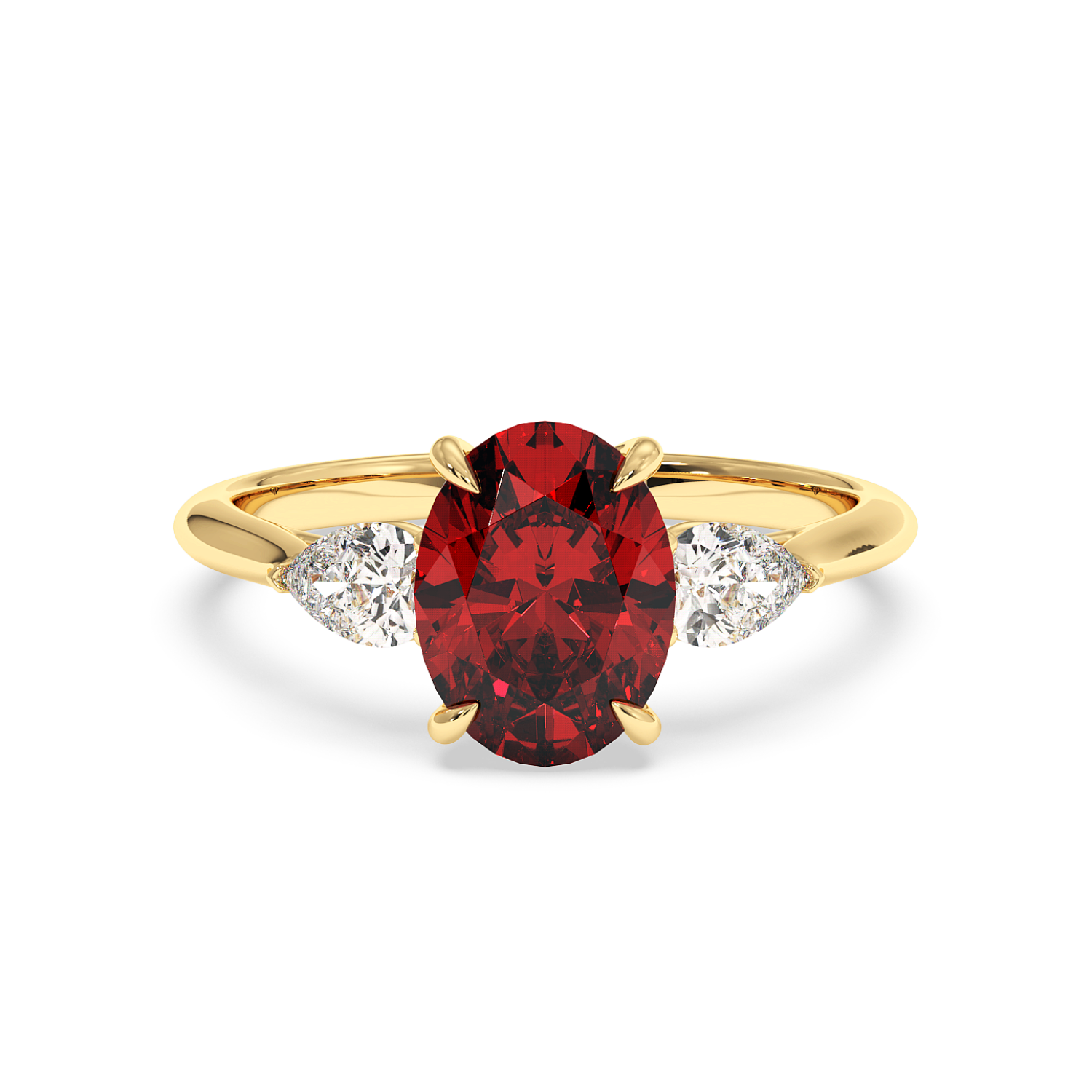 18K Yellow Gold Verona Engagement Ring