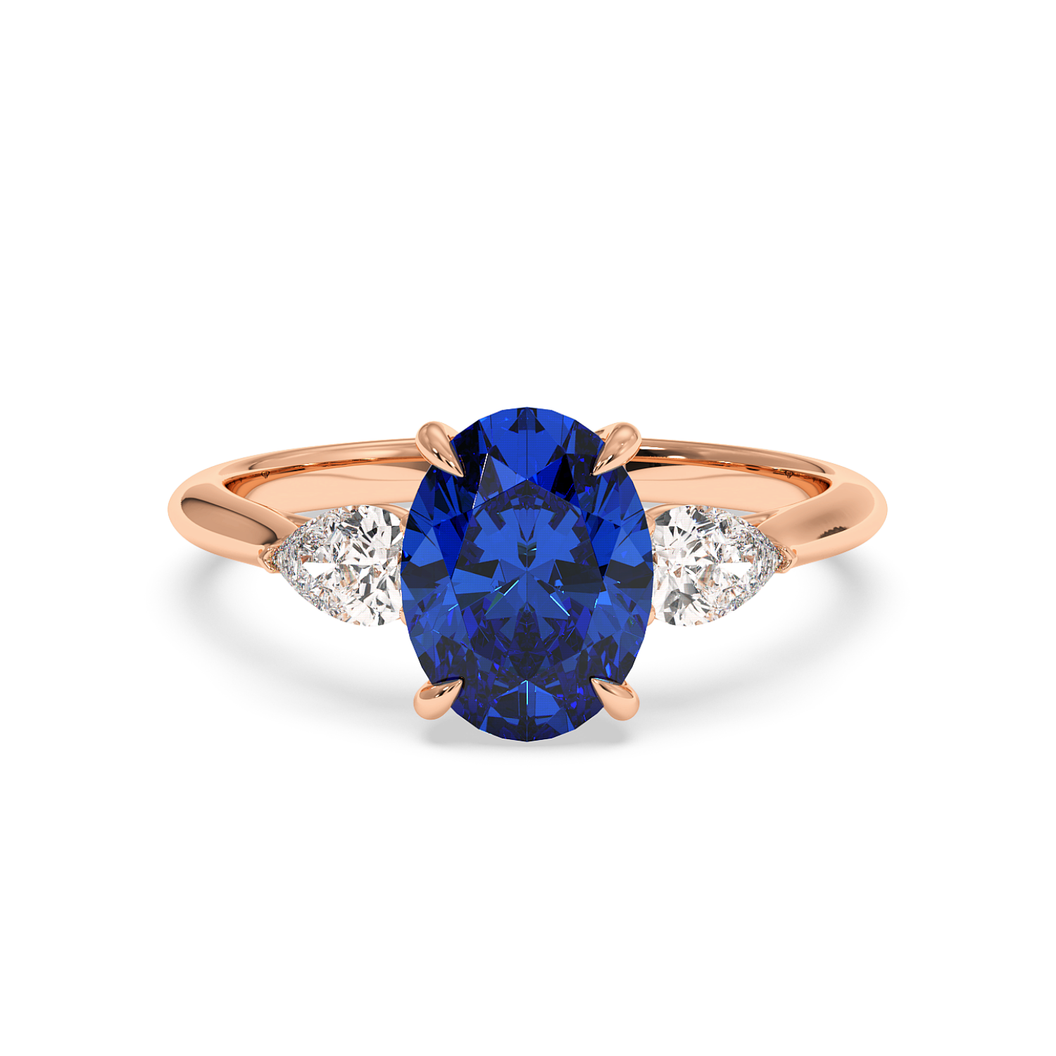 18K Rose Gold Verona Engagement Ring