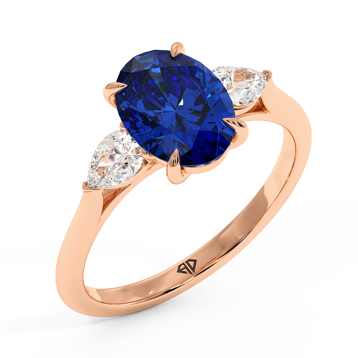 18K Rose Gold Verona Engagement Ring