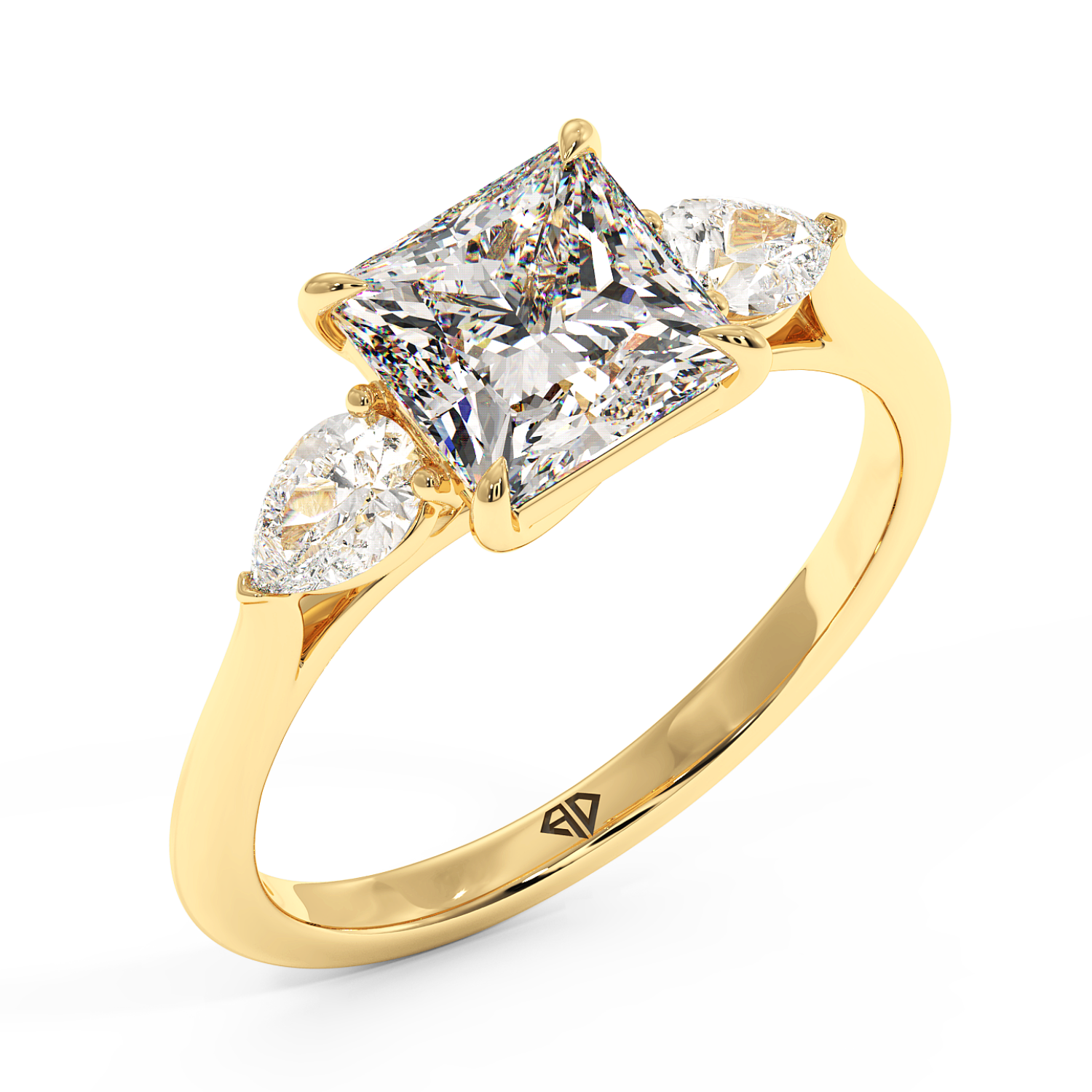 18K Yellow Gold Verona Engagement Ring