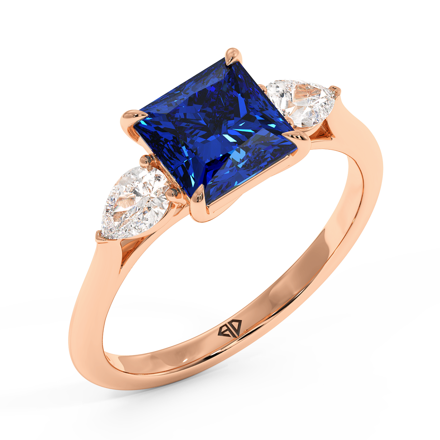 18K Rose Gold Verona Engagement Ring