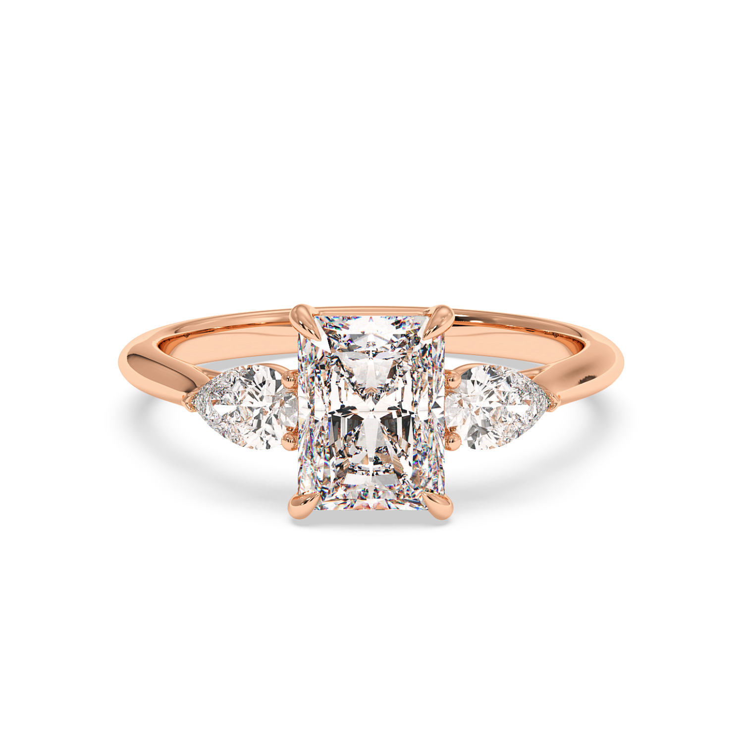 18K Rose Gold Verona Engagement Ring