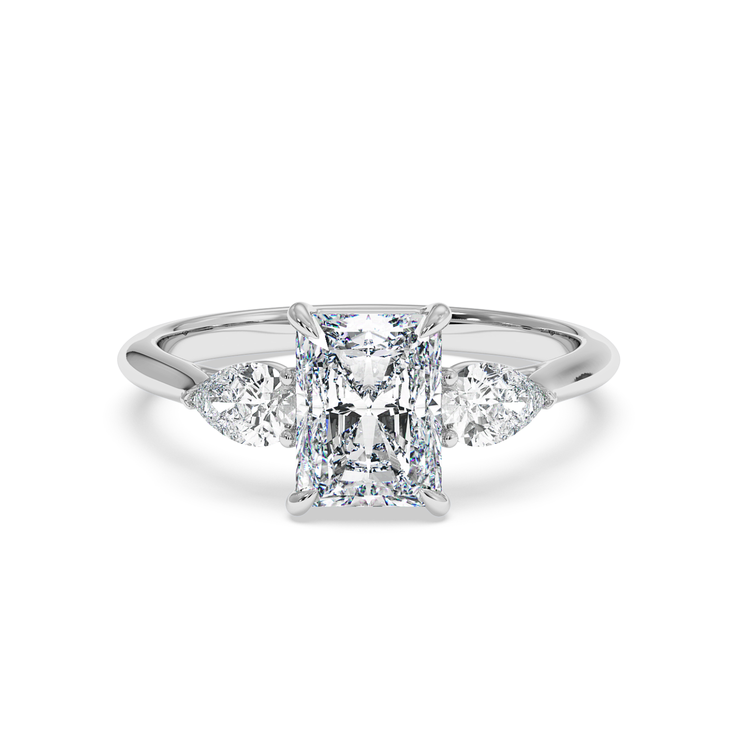 18K White Gold Verona Engagement Ring