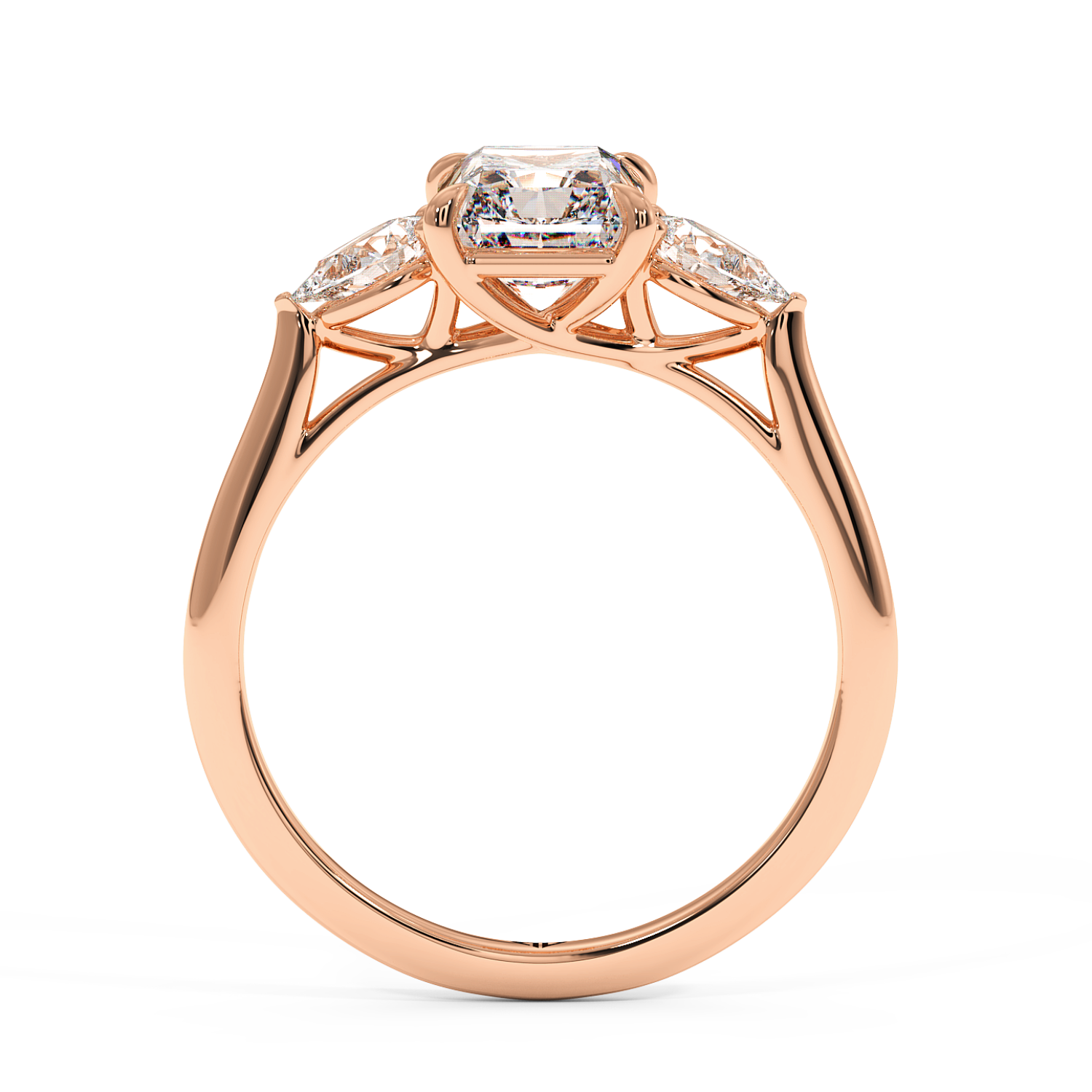 18K Rose Gold Verona Engagement Ring