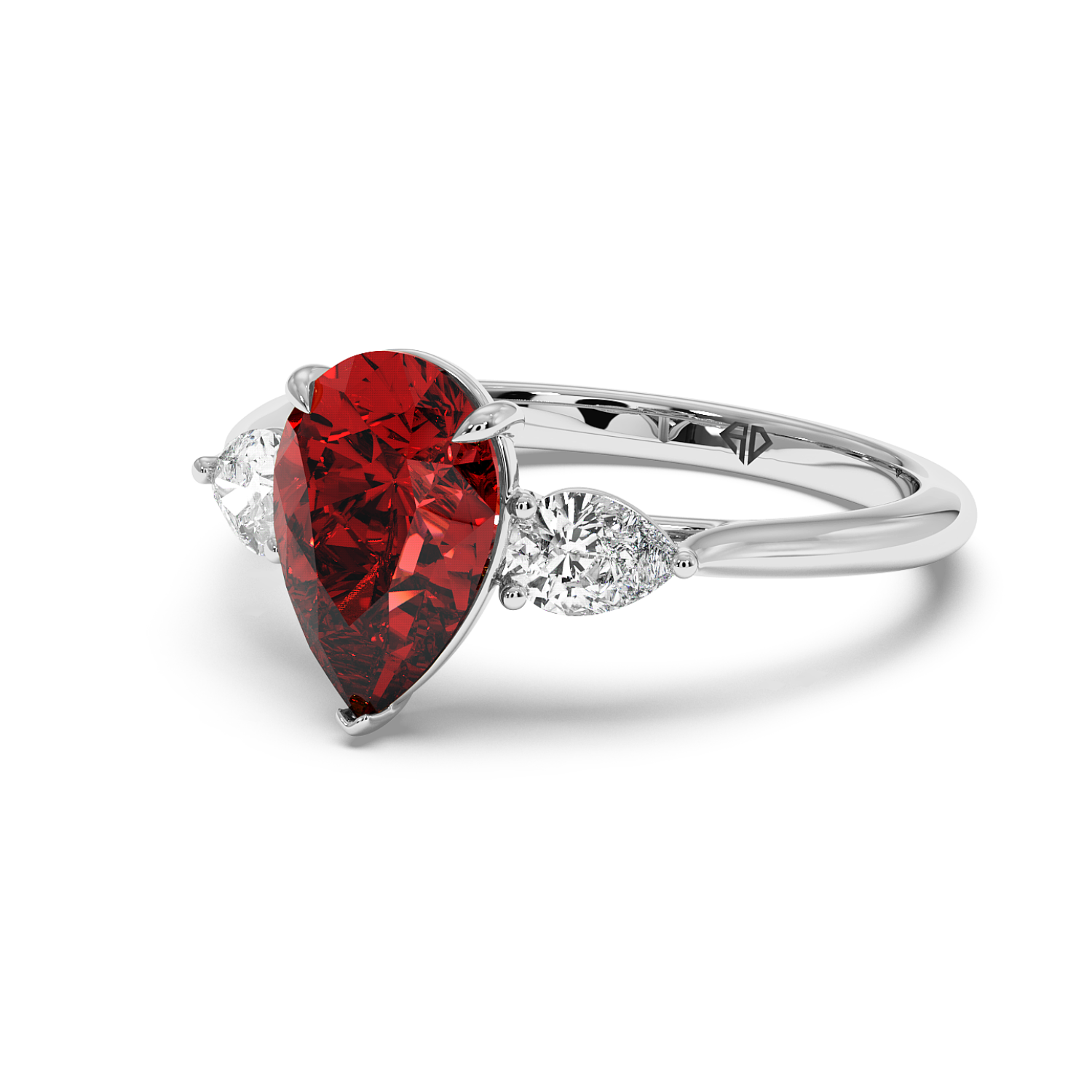 18K White Gold Kassia Engagement Ring