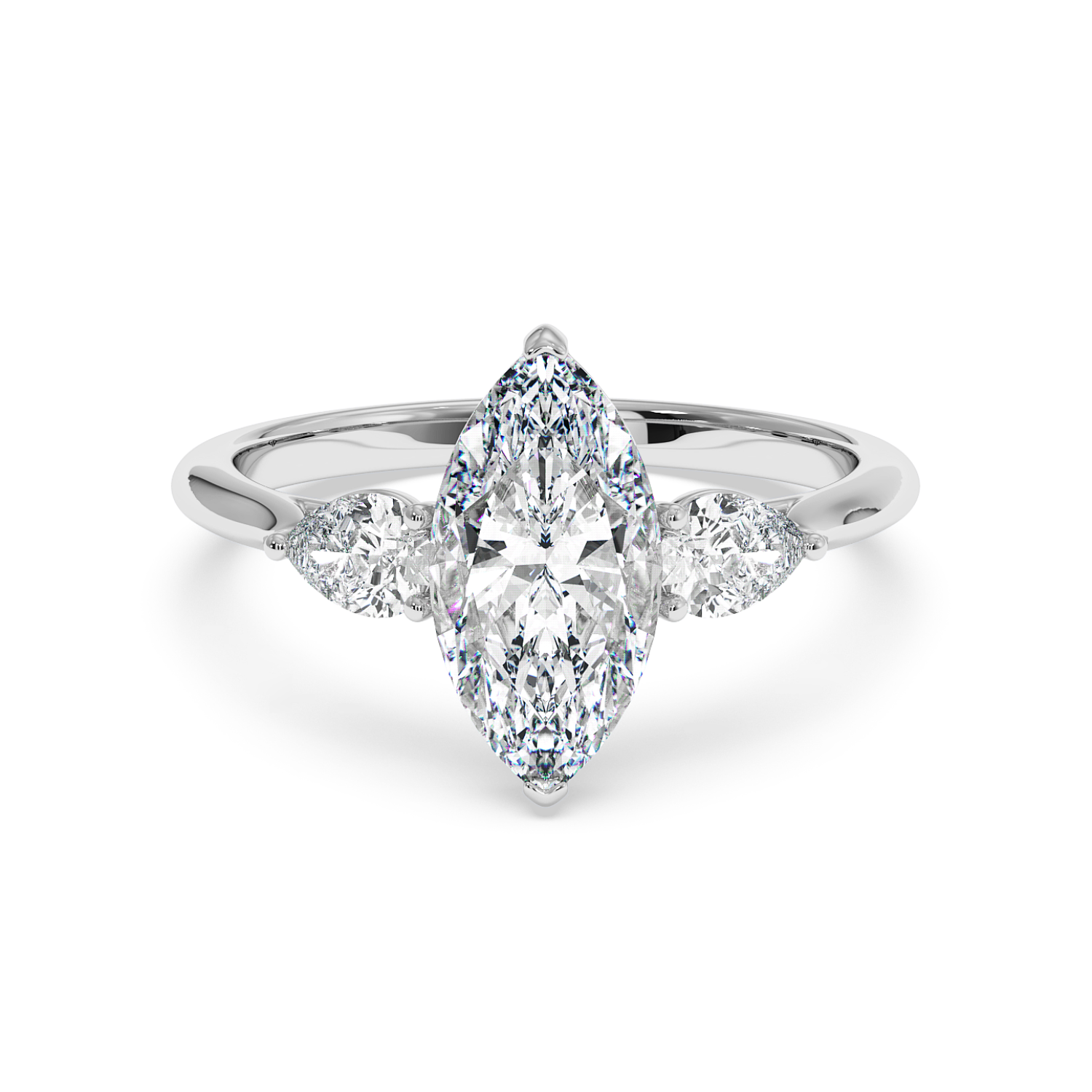 18K White Gold Kassia Engagement Ring