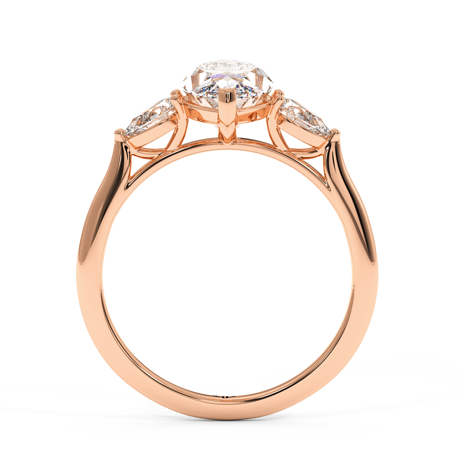 18K Rose Gold Kassia Engagement Ring