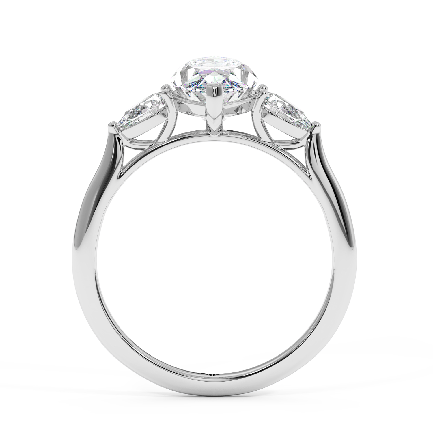 18K White Gold Kassia Engagement Ring