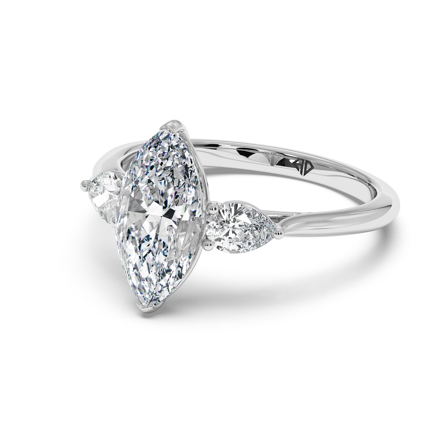 18K White Gold Kassia Engagement Ring