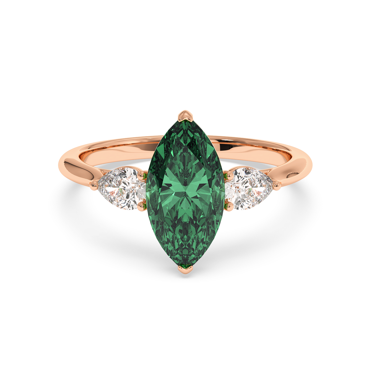 18K Rose Gold Kassia Engagement Ring