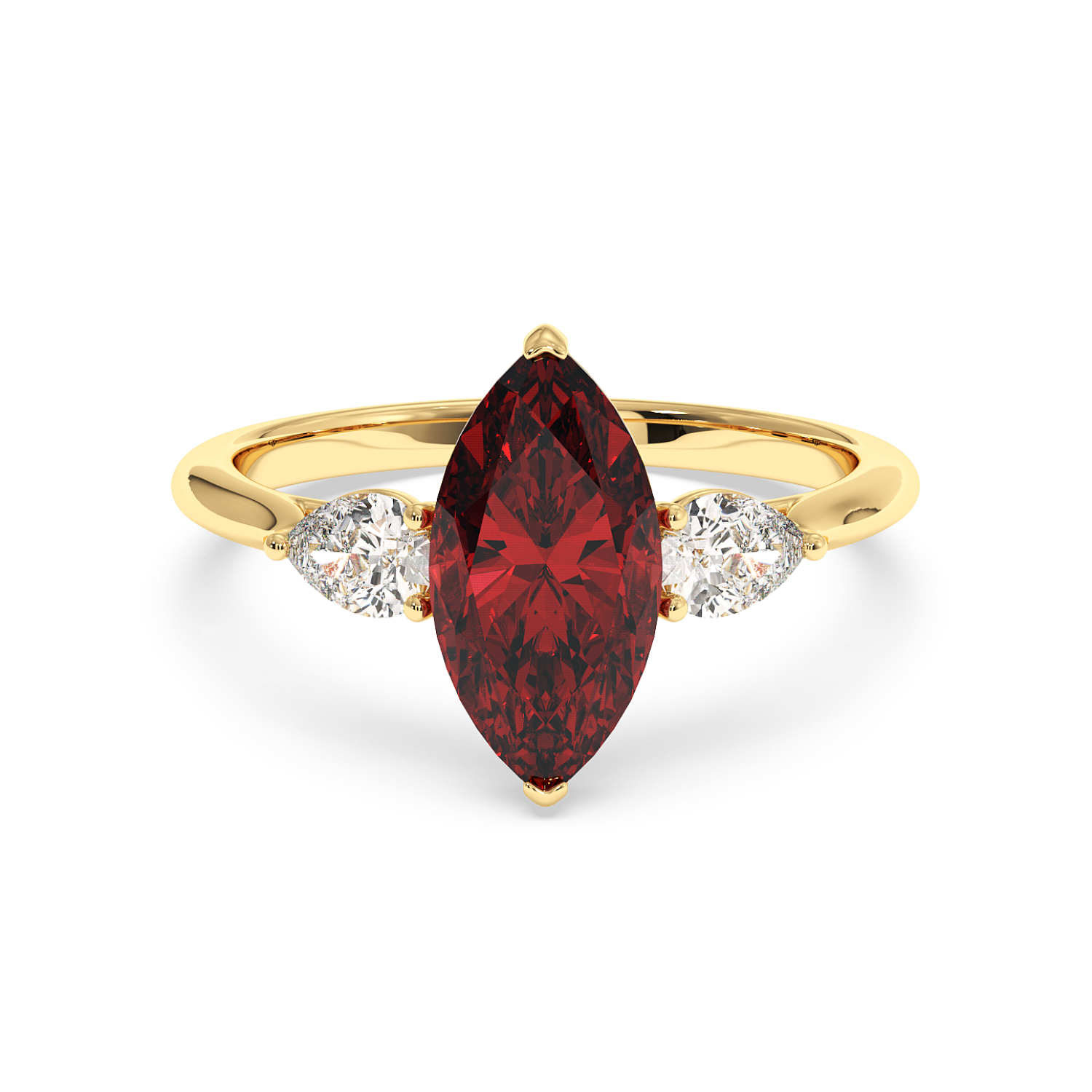 18K Yellow Gold Kassia Engagement Ring