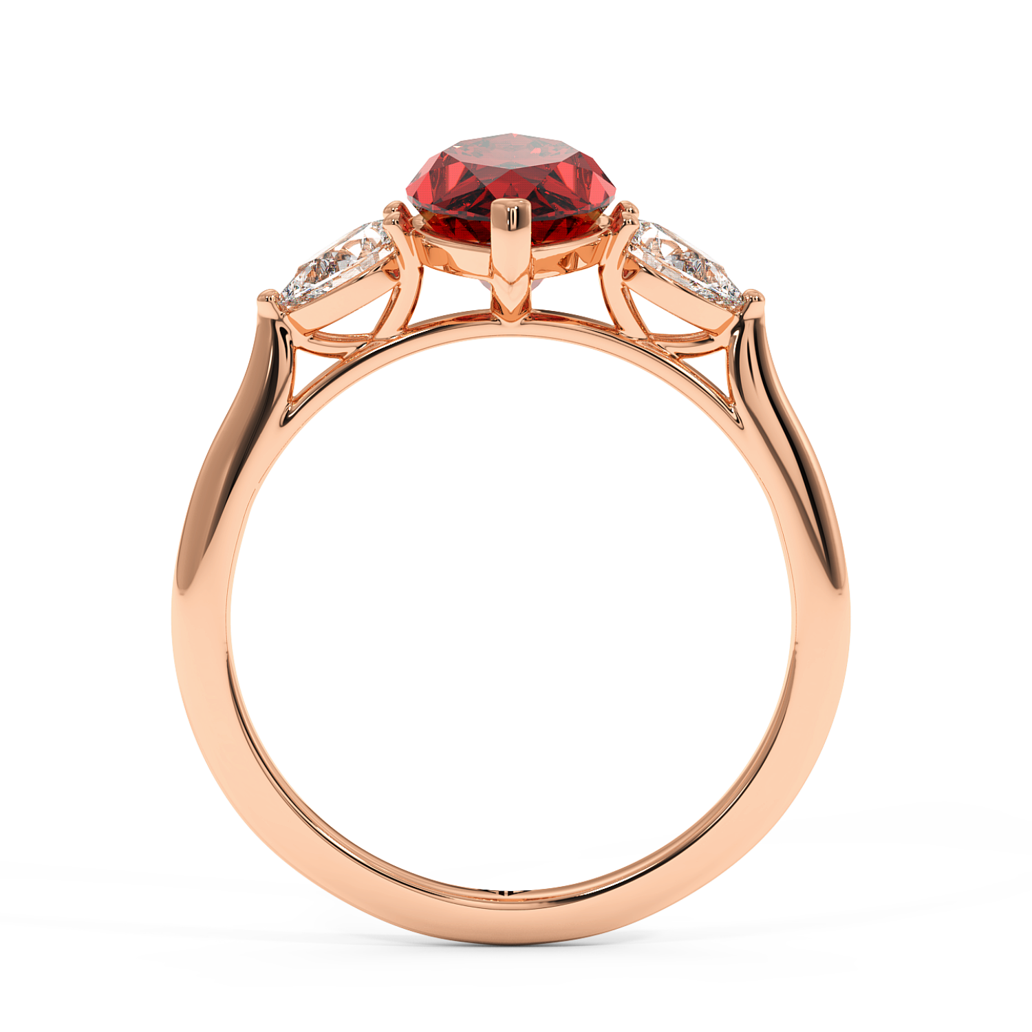 18K Rose Gold Kassia Engagement Ring