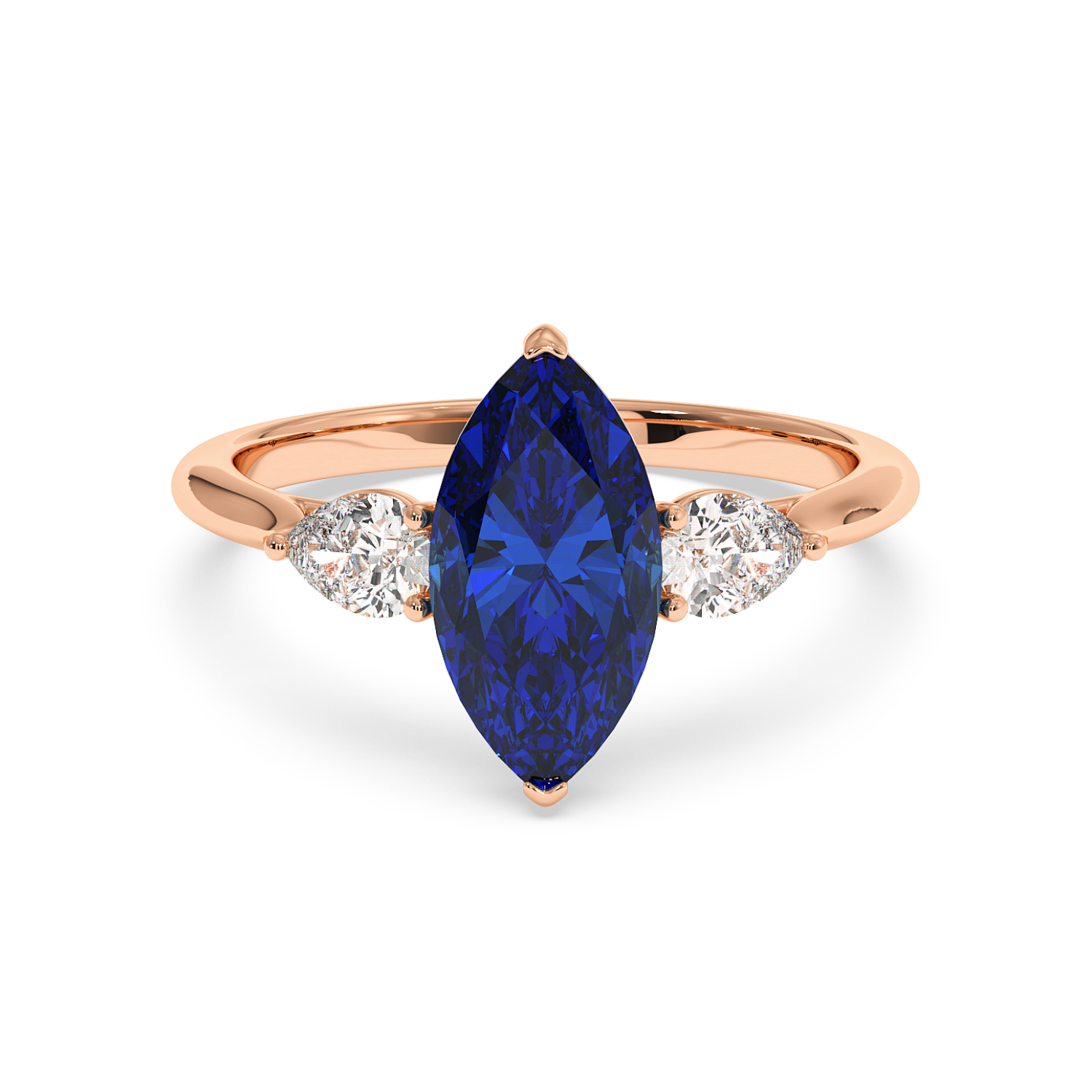 18K Rose Gold Kassia Engagement Ring