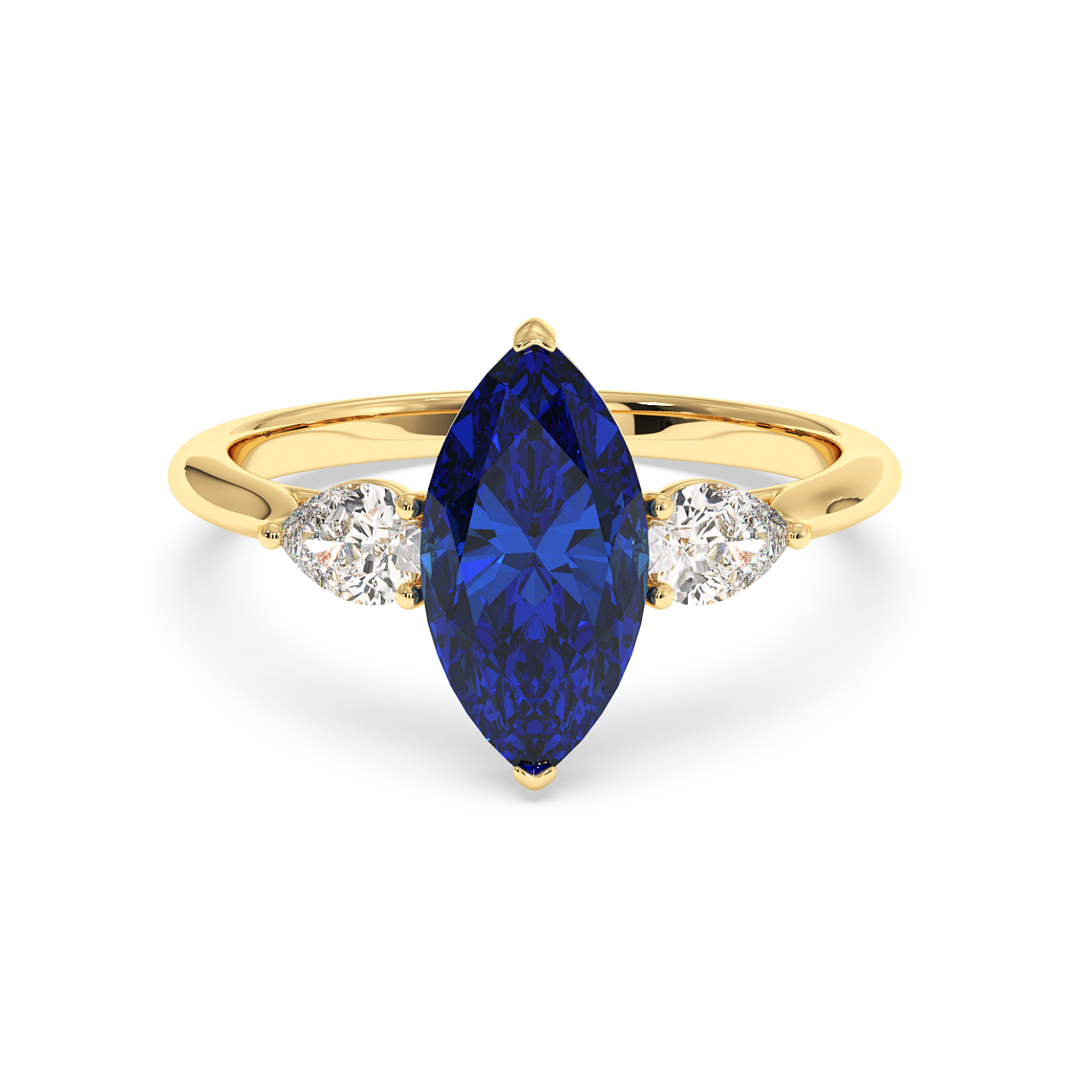 18K Yellow Gold Kassia Engagement Ring