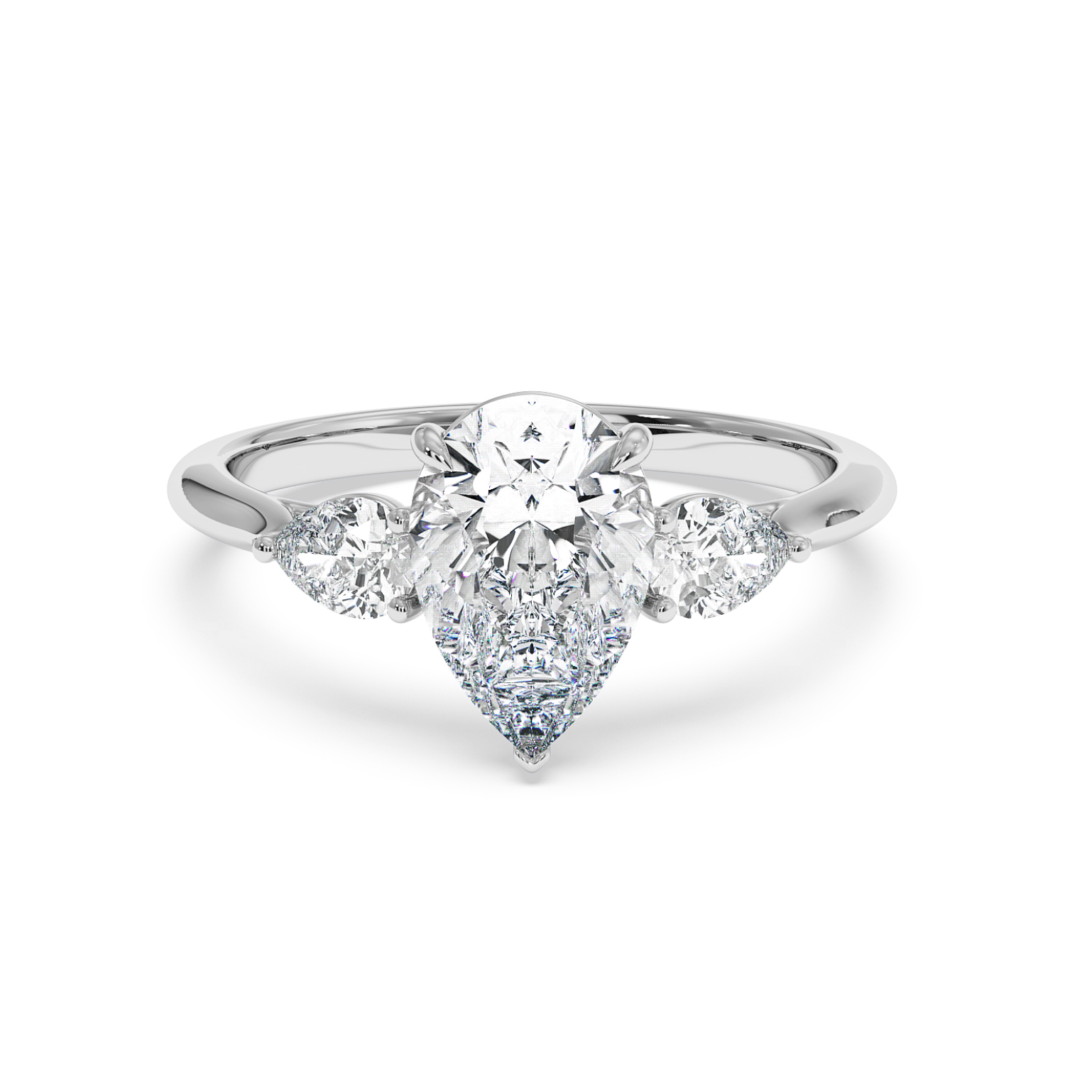18K White Gold Kassia Engagement Ring