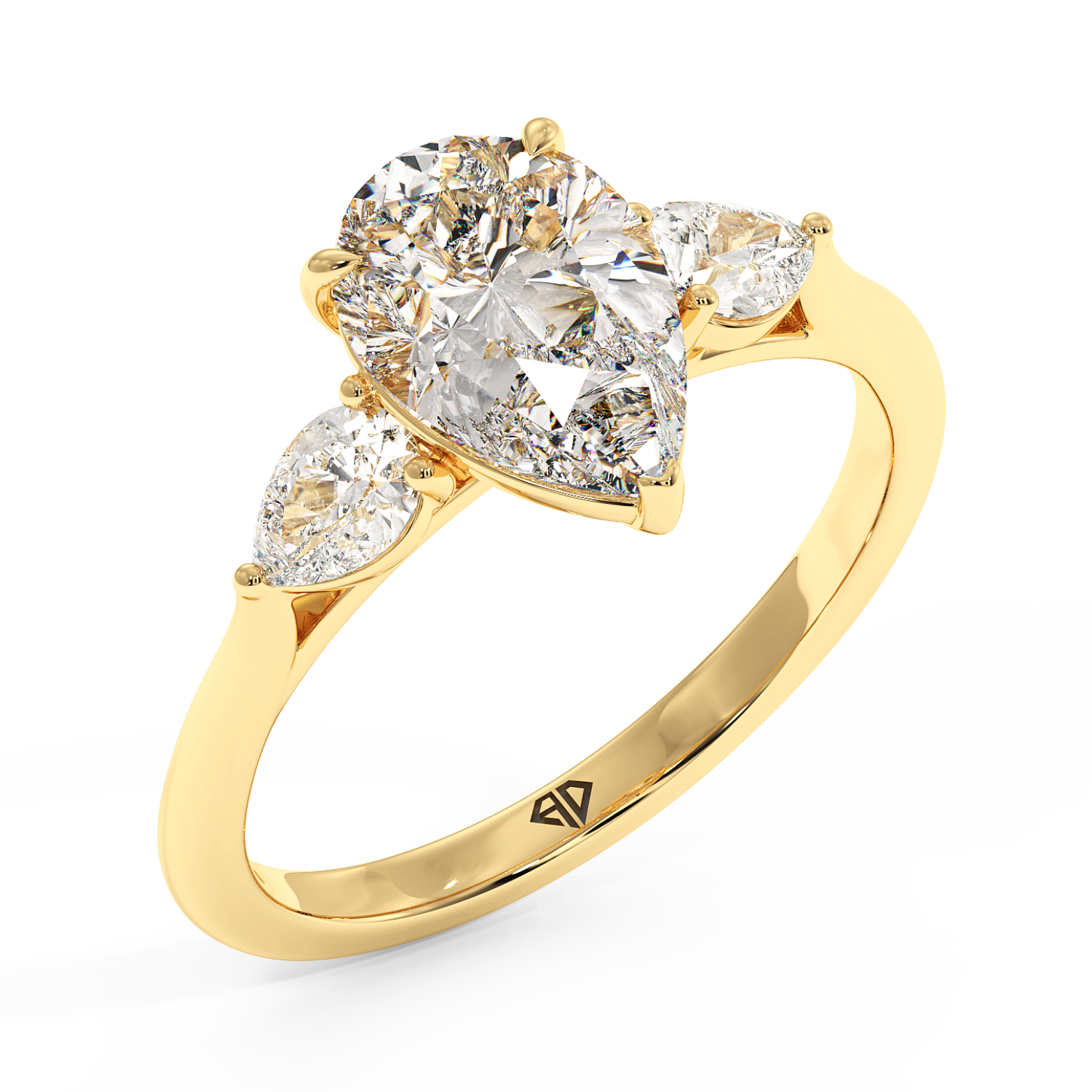 18K Yellow Gold Kassia Engagement Ring