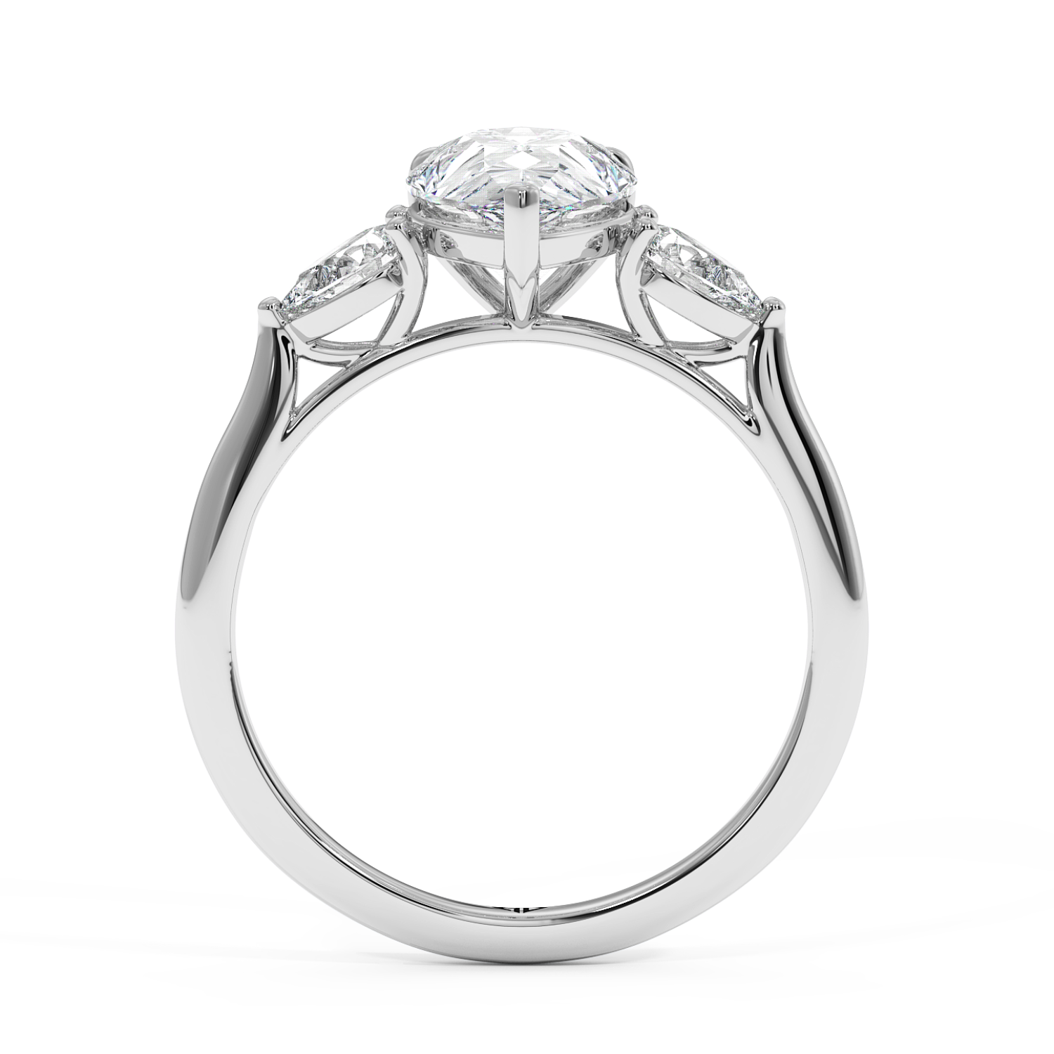 18K White Gold Kassia Engagement Ring