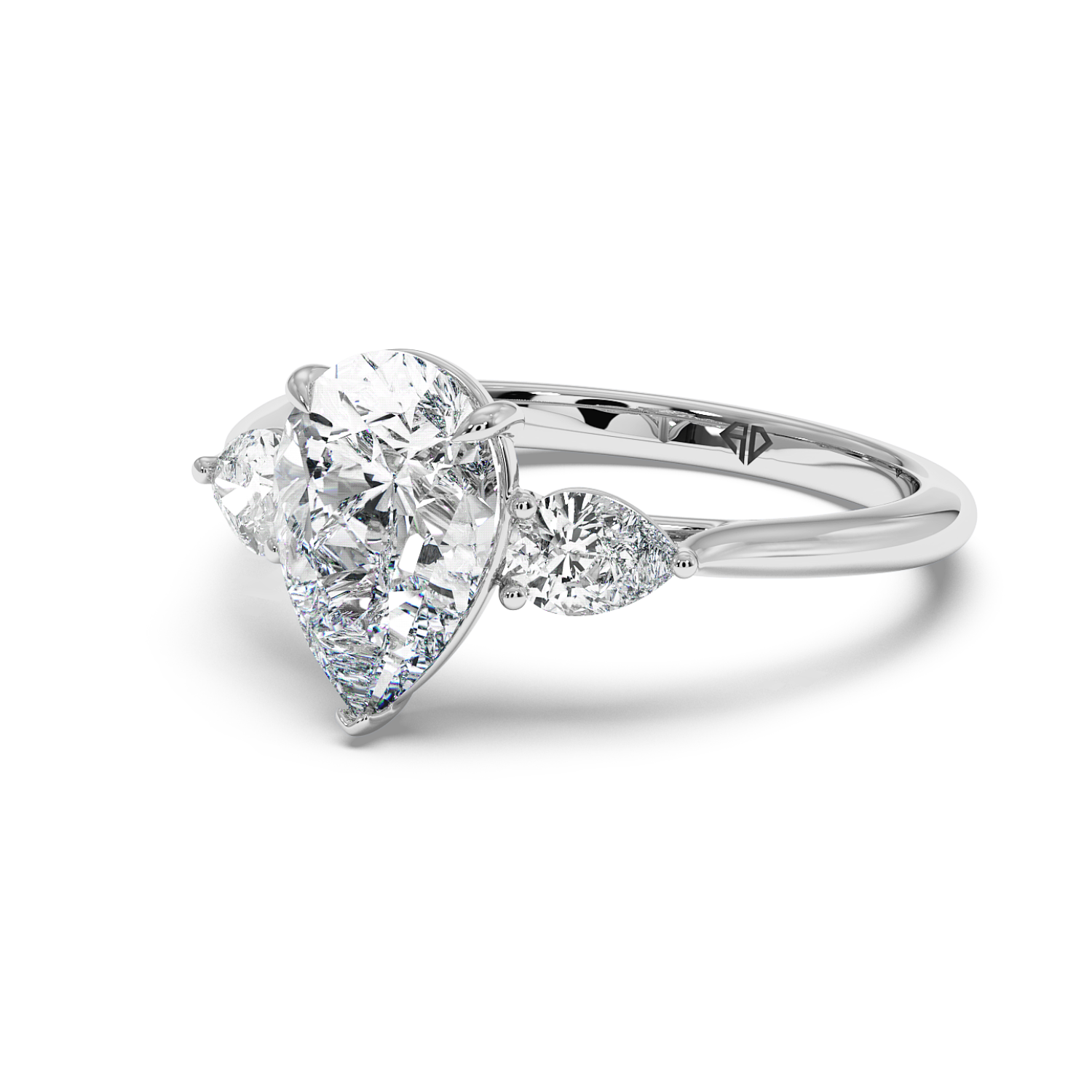 18K White Gold Kassia Engagement Ring