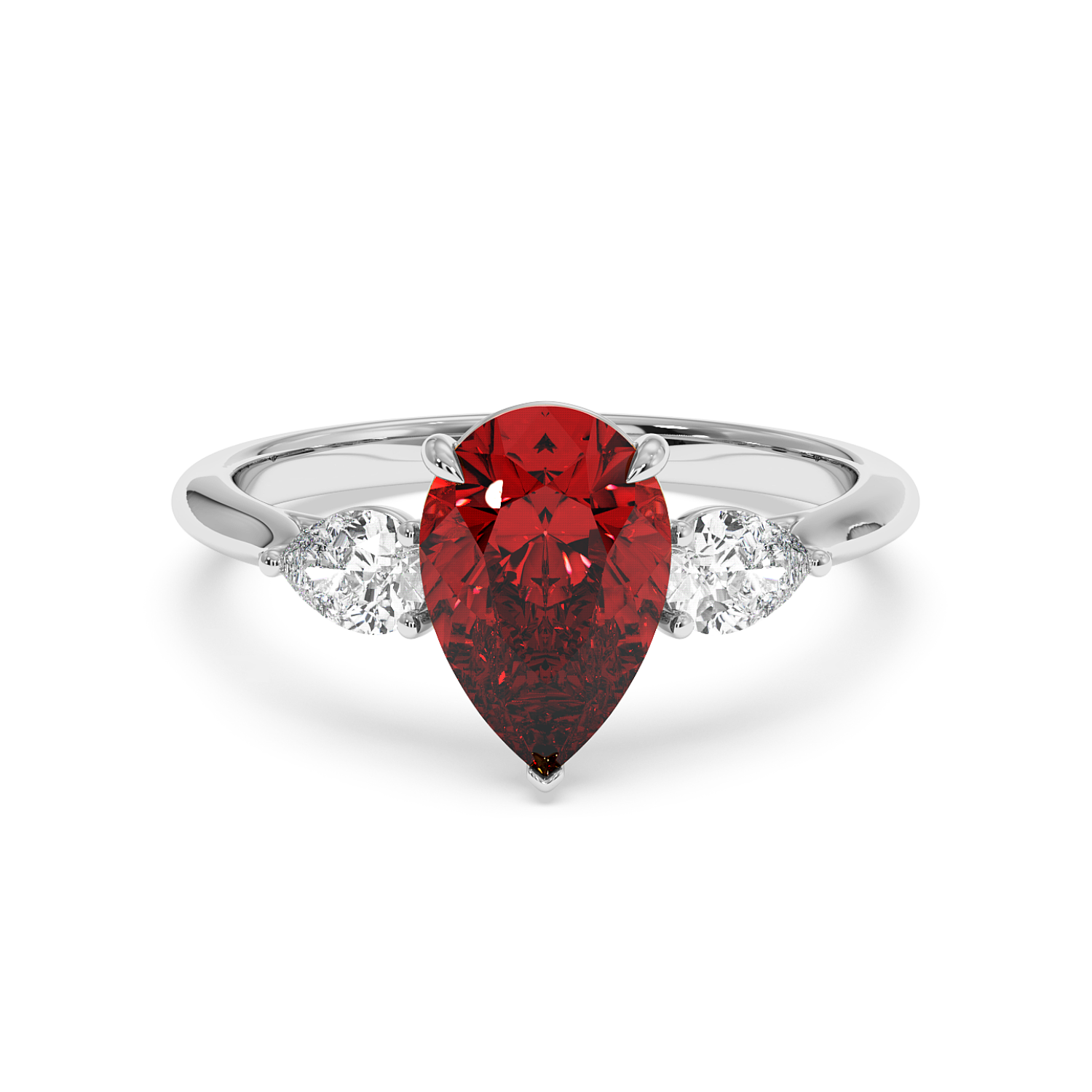 18K White Gold Kassia Engagement Ring