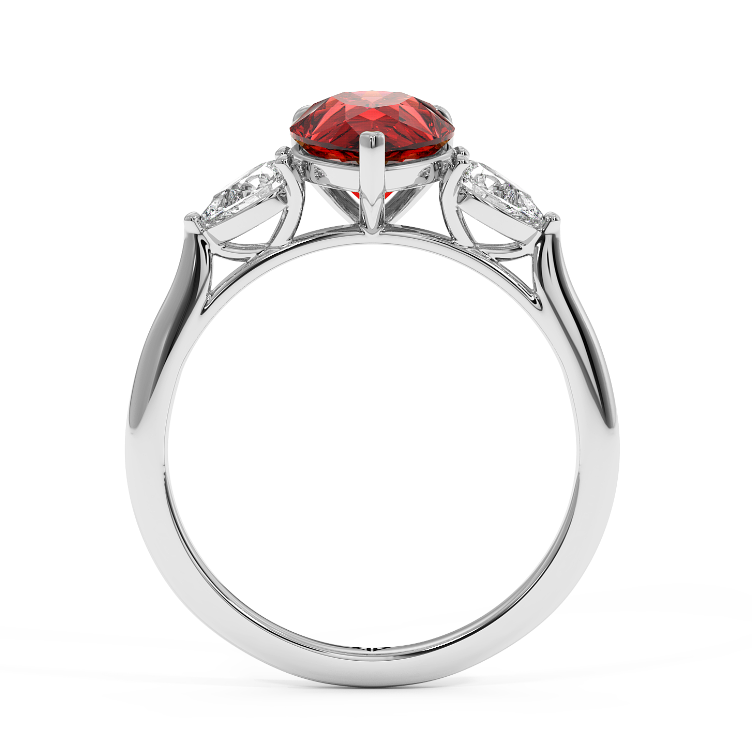 18K White Gold Kassia Engagement Ring