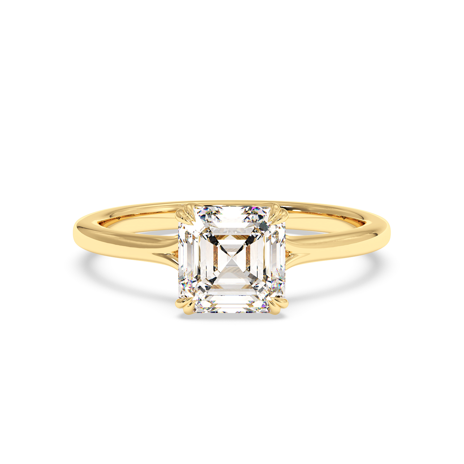 18K White Gold Leone Engagement Ring