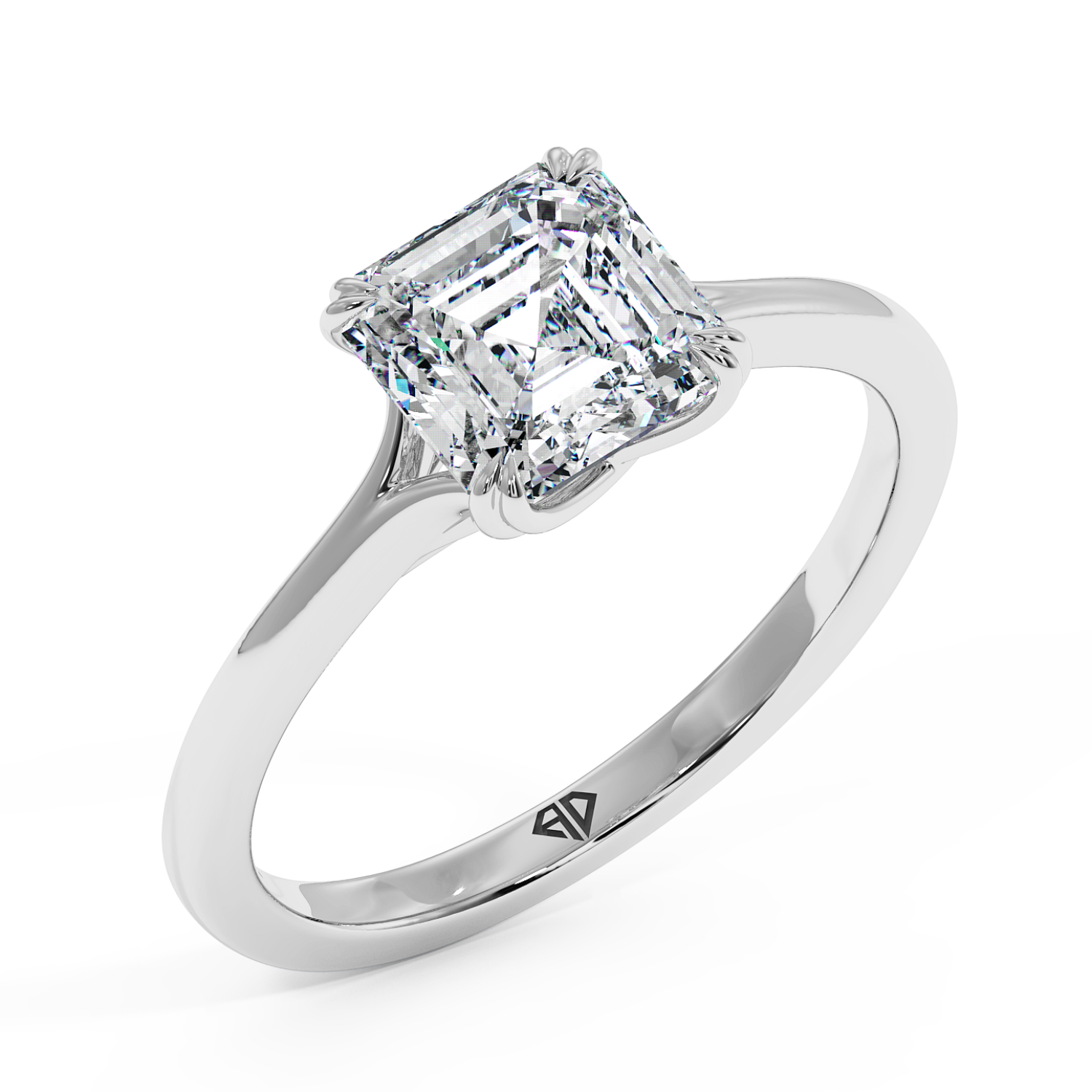 Platinum Leone Engagement Ring