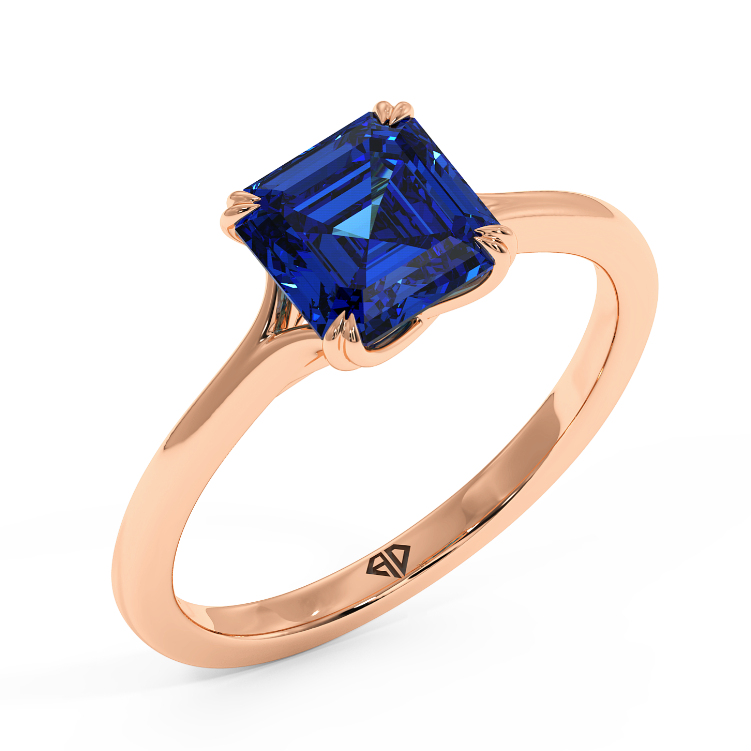 18K Rose Gold Leone Engagement Ring