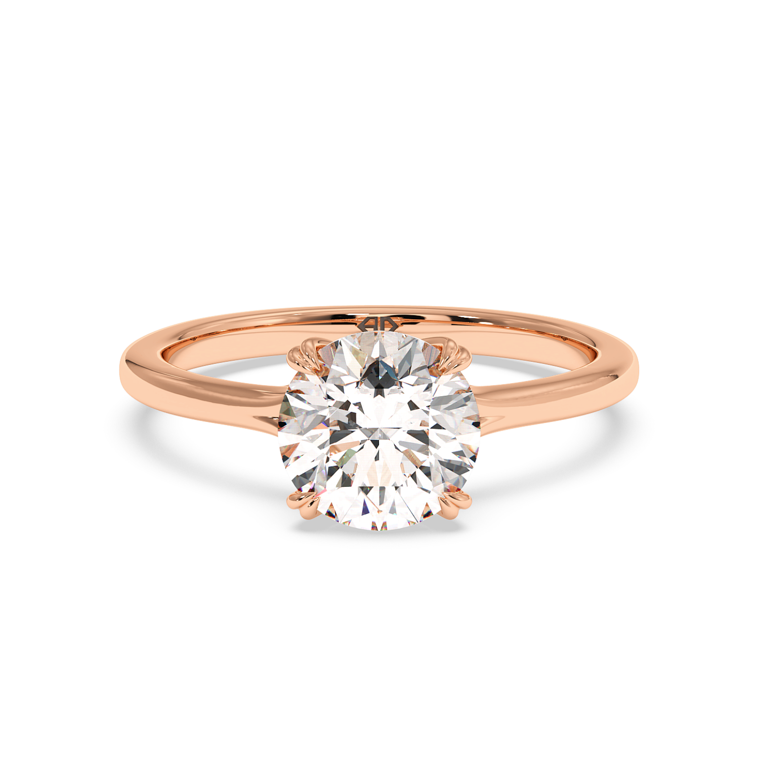 18K Yellow Gold Leone Solitaire Engagement Ring