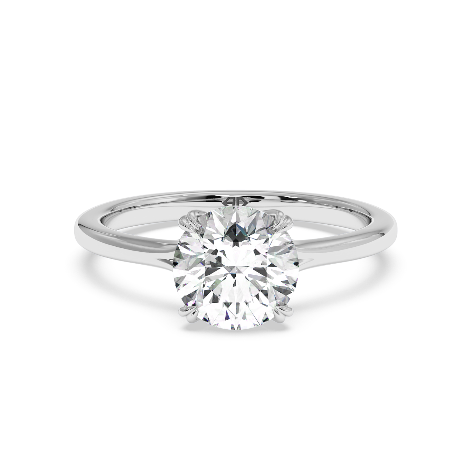 18K Yellow Gold Leone Solitaire Engagement Ring